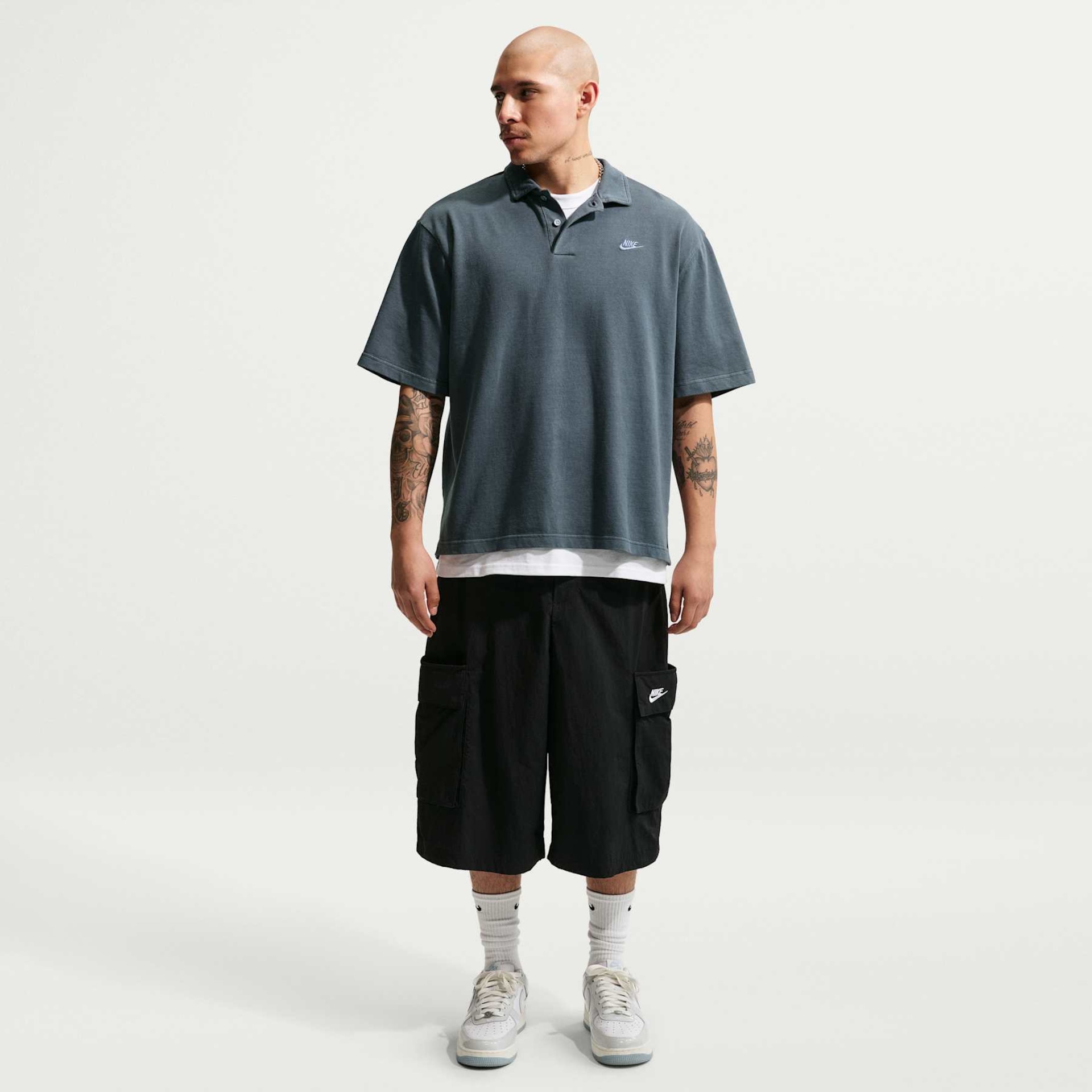 Camisa Polo Nike Club Washed Masculina - Foto 4