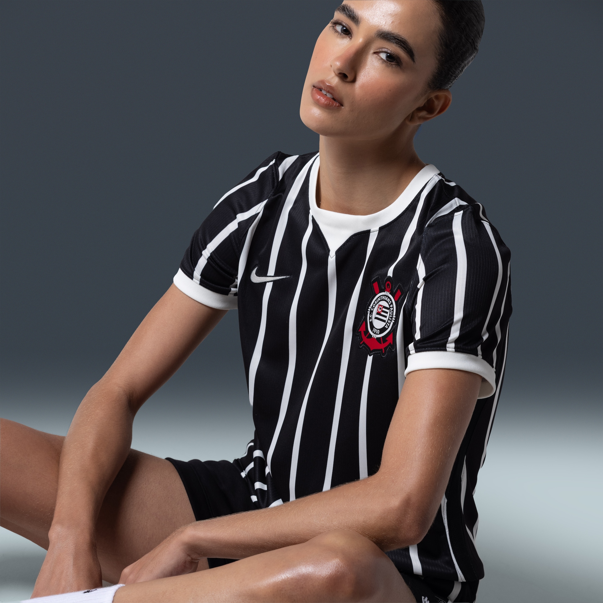 Camisa Corinthians Nike II 2026/27 Torcedora Pro Feminina - Foto 1