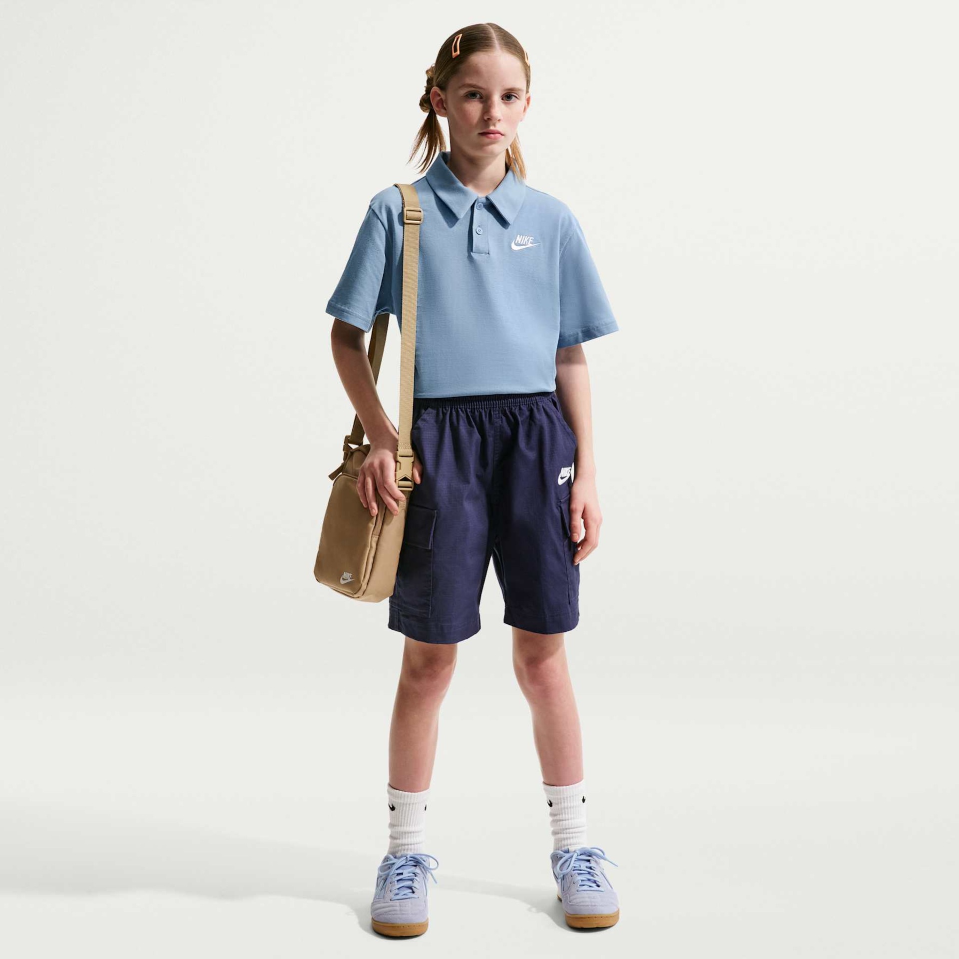 Camisa Polo Nike Sportswear Club Knit Infantil - Foto 6