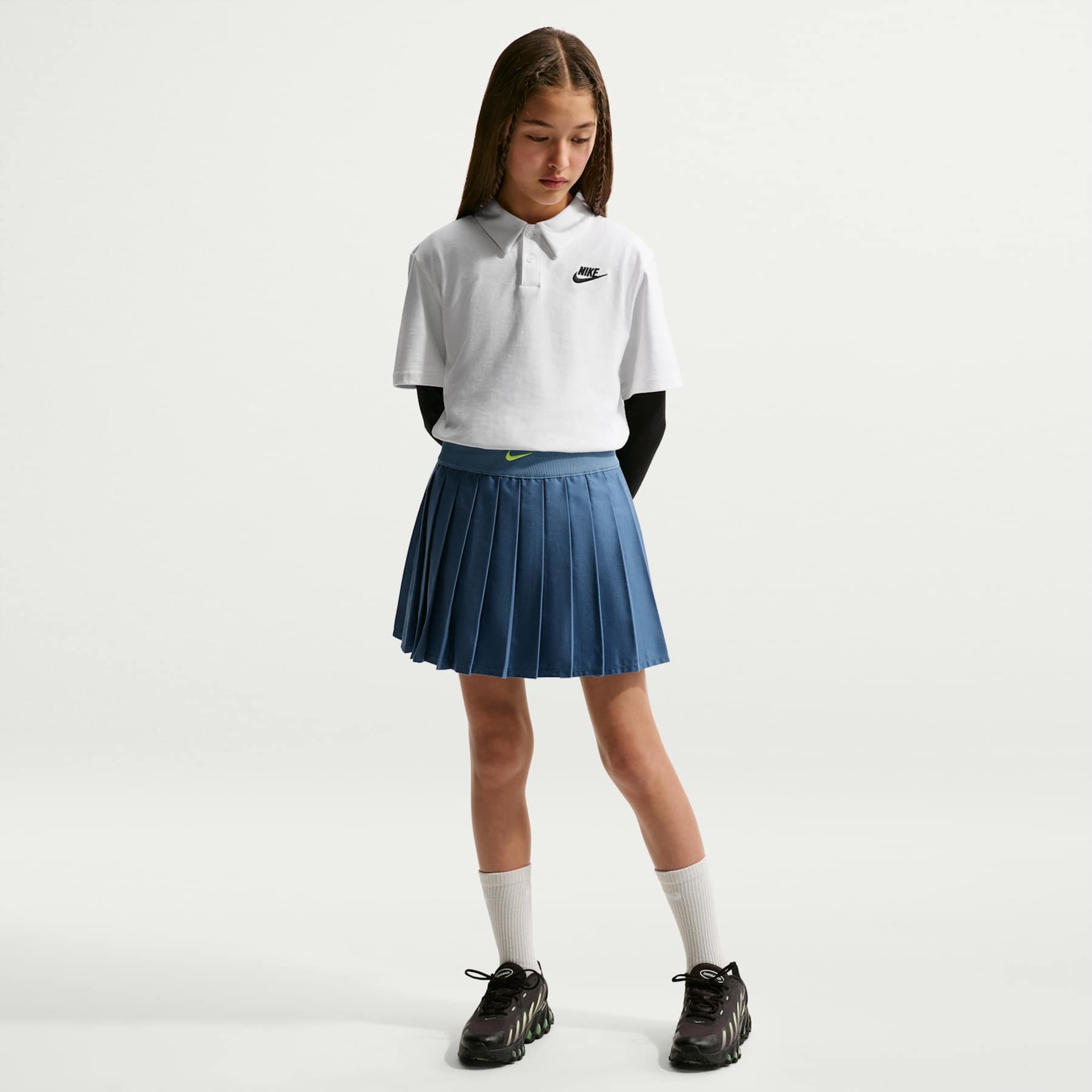 Camisa Polo Nike Sportswear Club Knit Infantil - Foto 6