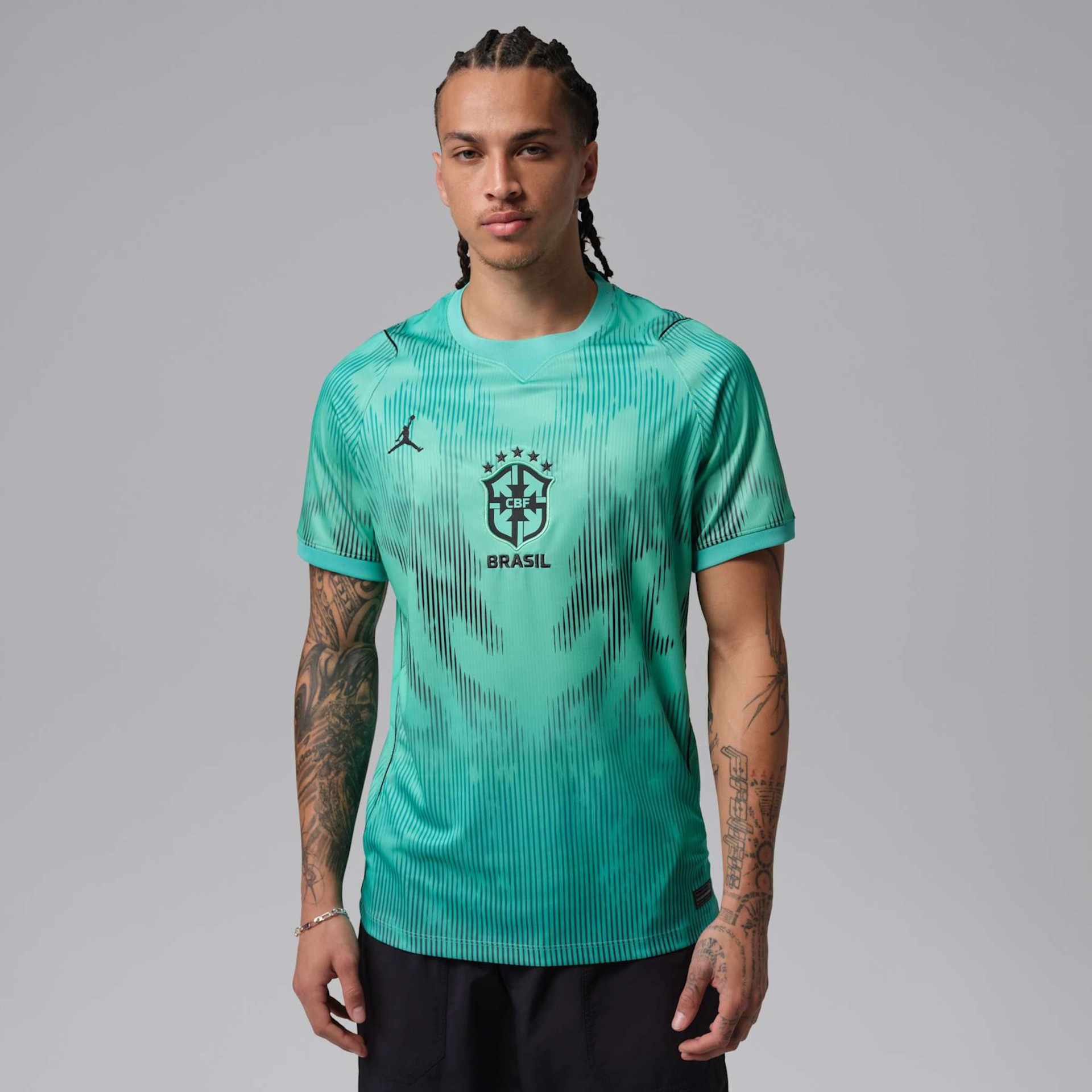 Imagem principal de Camisa de Goleiro Brasil Jordan 2026/27 Torcedor Pro Masculina