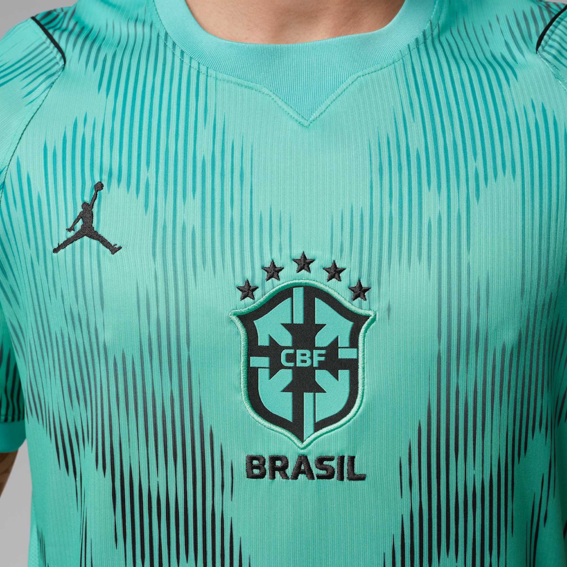 Camisa de Goleiro Brasil Jordan 2026/27 Torcedor Pro Masculina - Foto 4