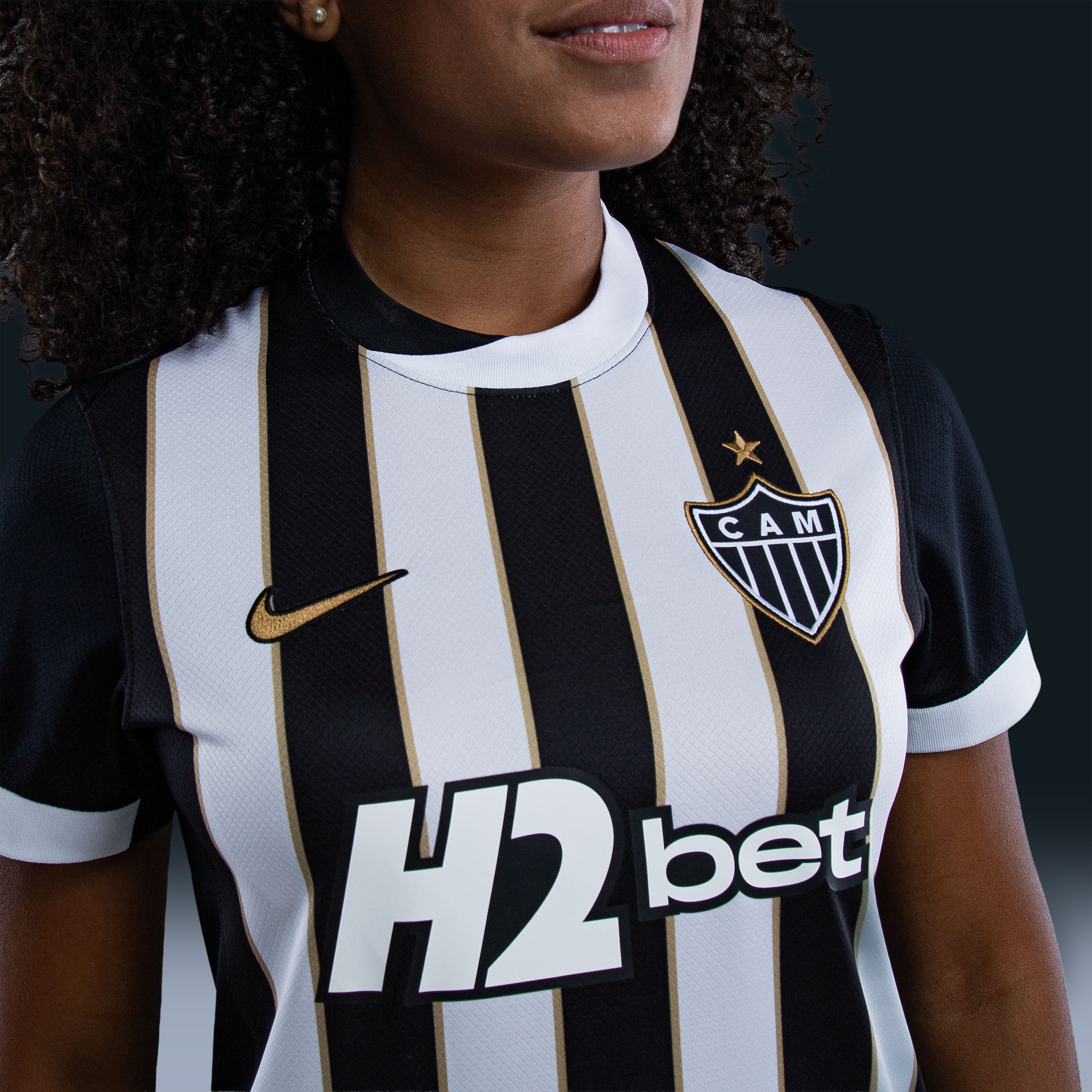 Camisa Atlético Mineiro Nike I 2026/27 Torcedora Pro Feminina - Foto 8