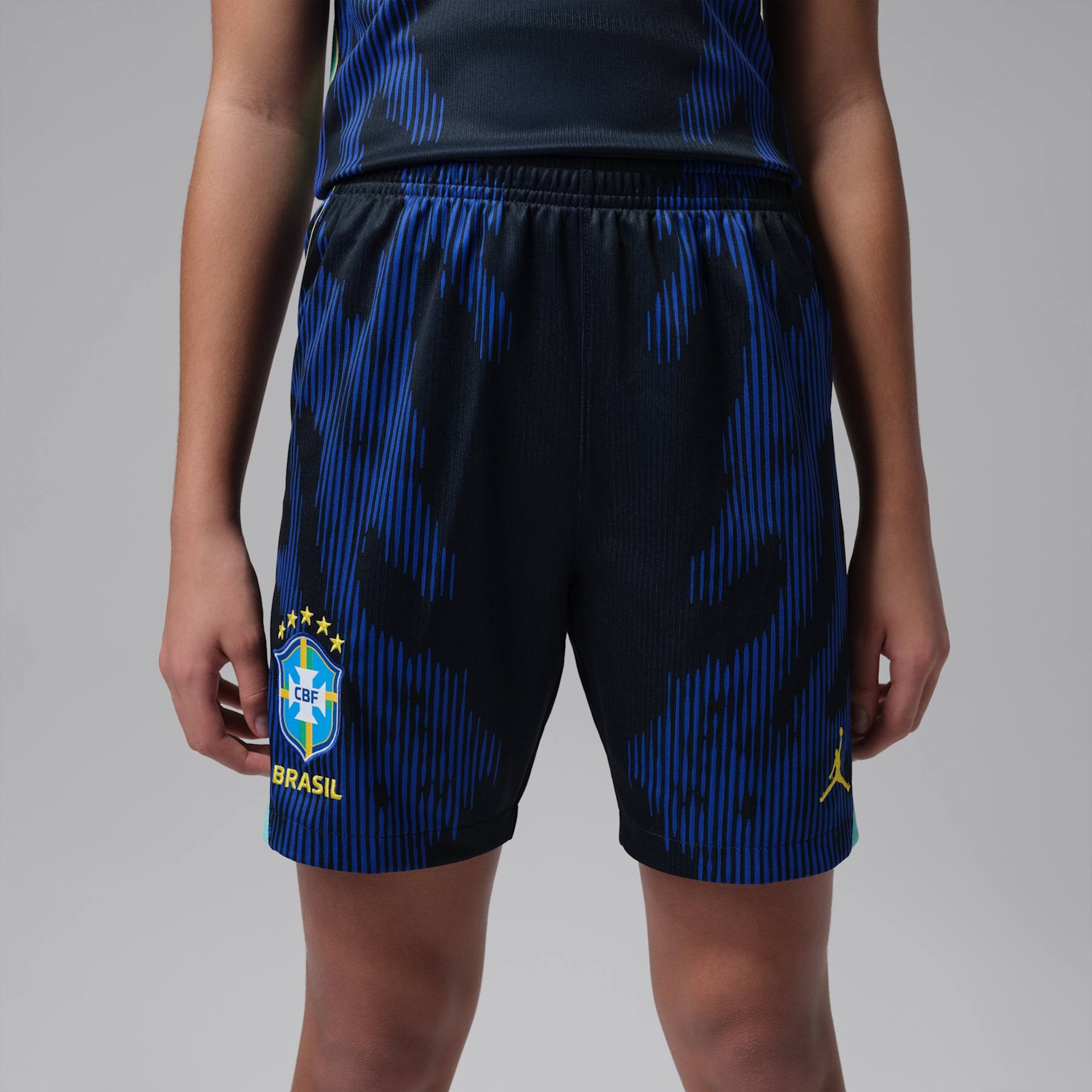 Shorts Brasil Jordan II 2026/27 Torcedor Pro Infantil - Foto 2