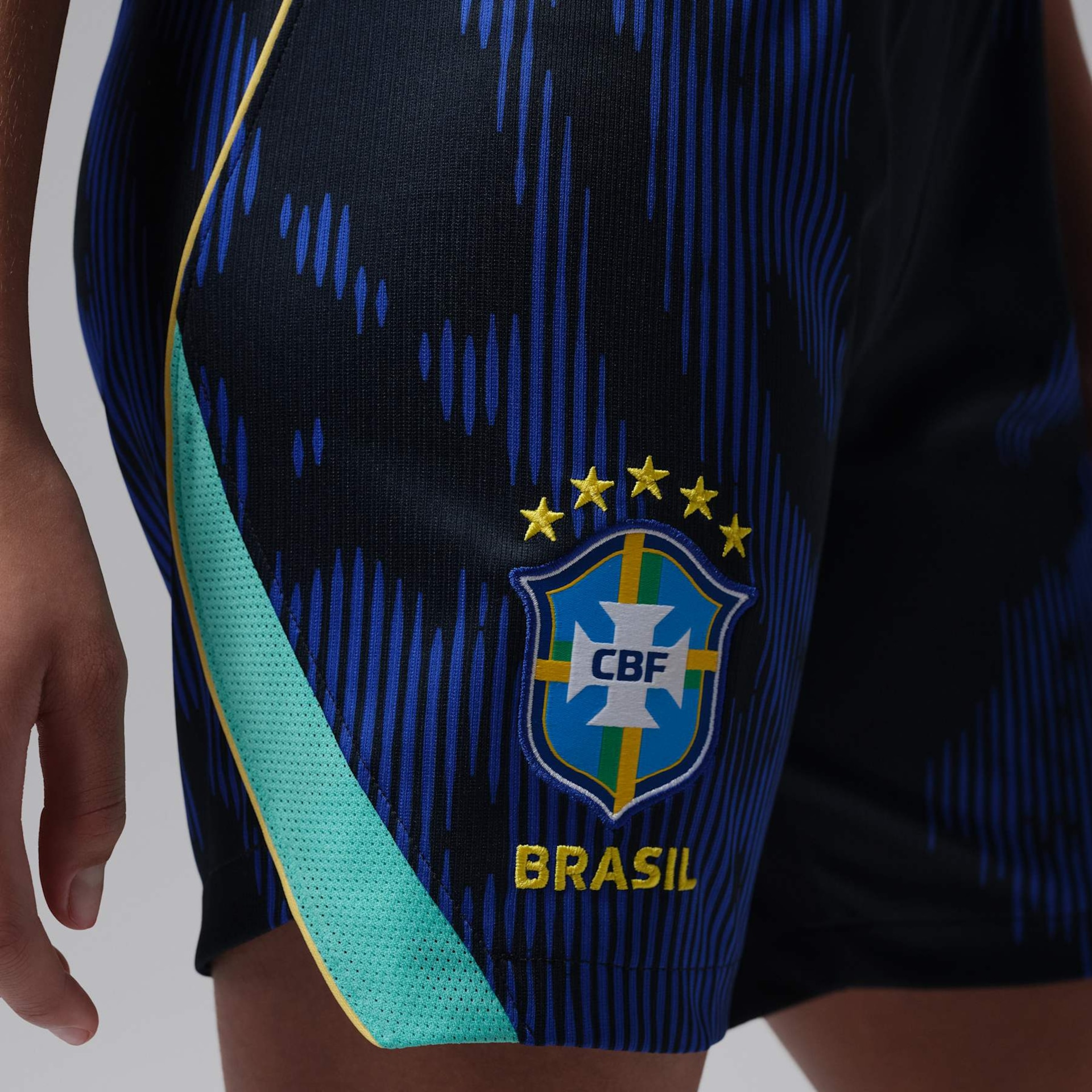 Shorts Brasil Jordan II 2026/27 Torcedor Pro Infantil - Foto 6