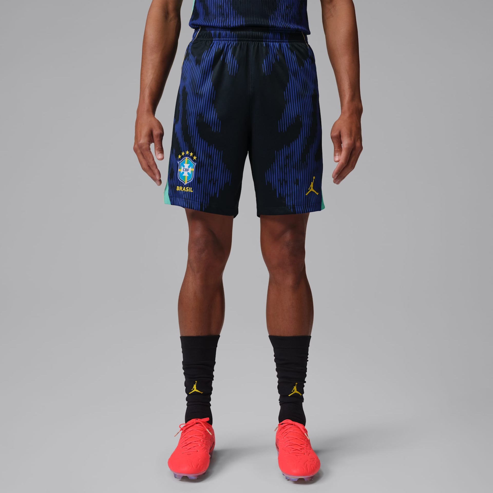 Shorts Brasil Jordan II 2026/27 Torcedor Pro Masculino - Foto 1