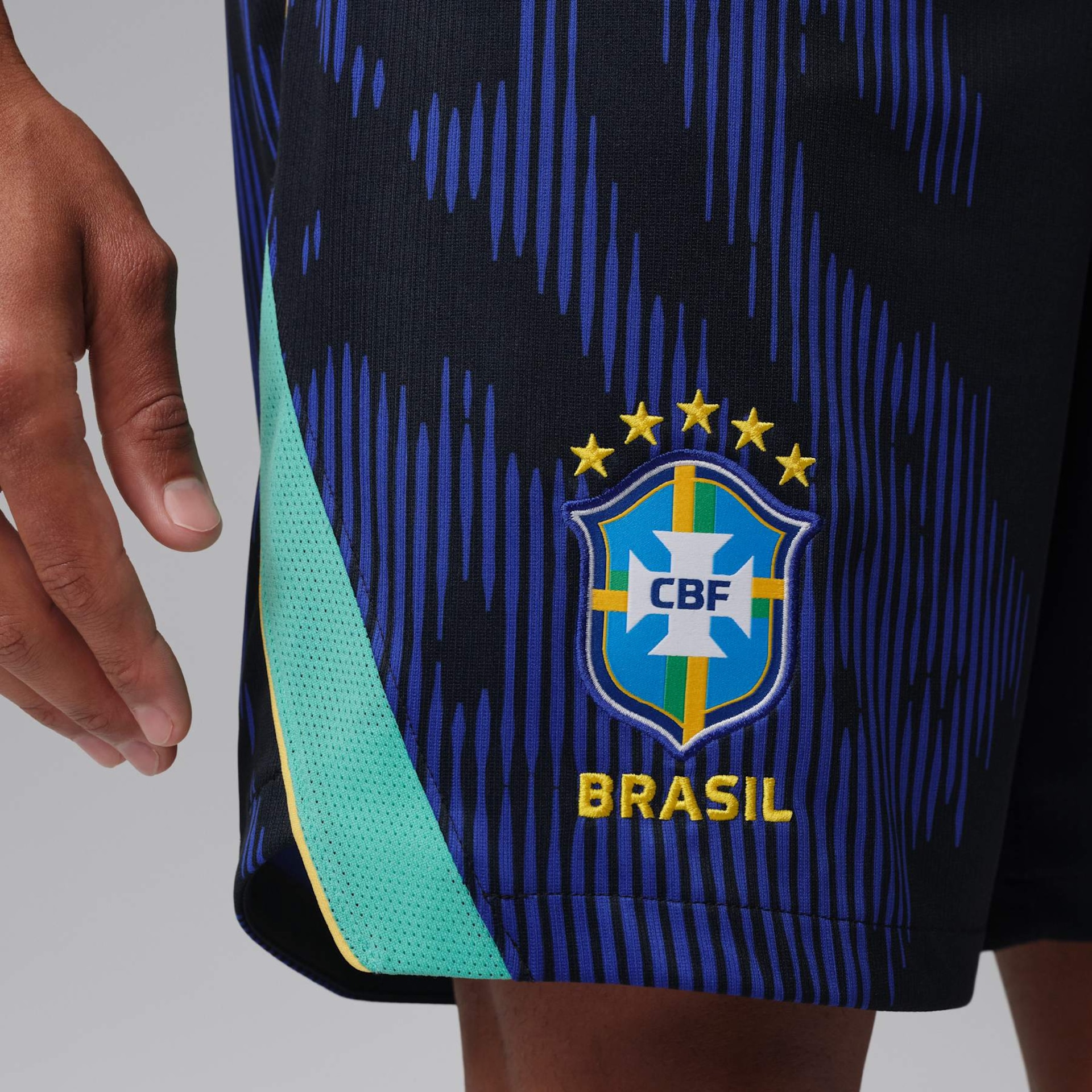 Shorts Brasil Jordan II 2026/27 Torcedor Pro Masculino - Foto 5