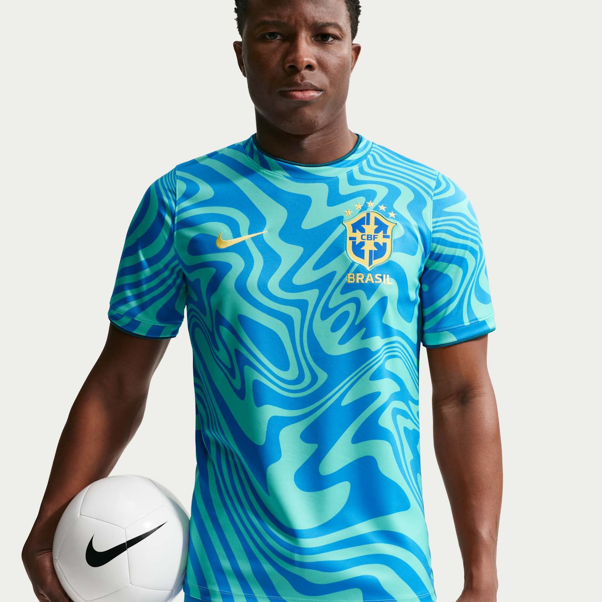 Imagem principal de Camiseta Brasil Dri-FIT Nike Academy Pro Pré-Jogo Masculina