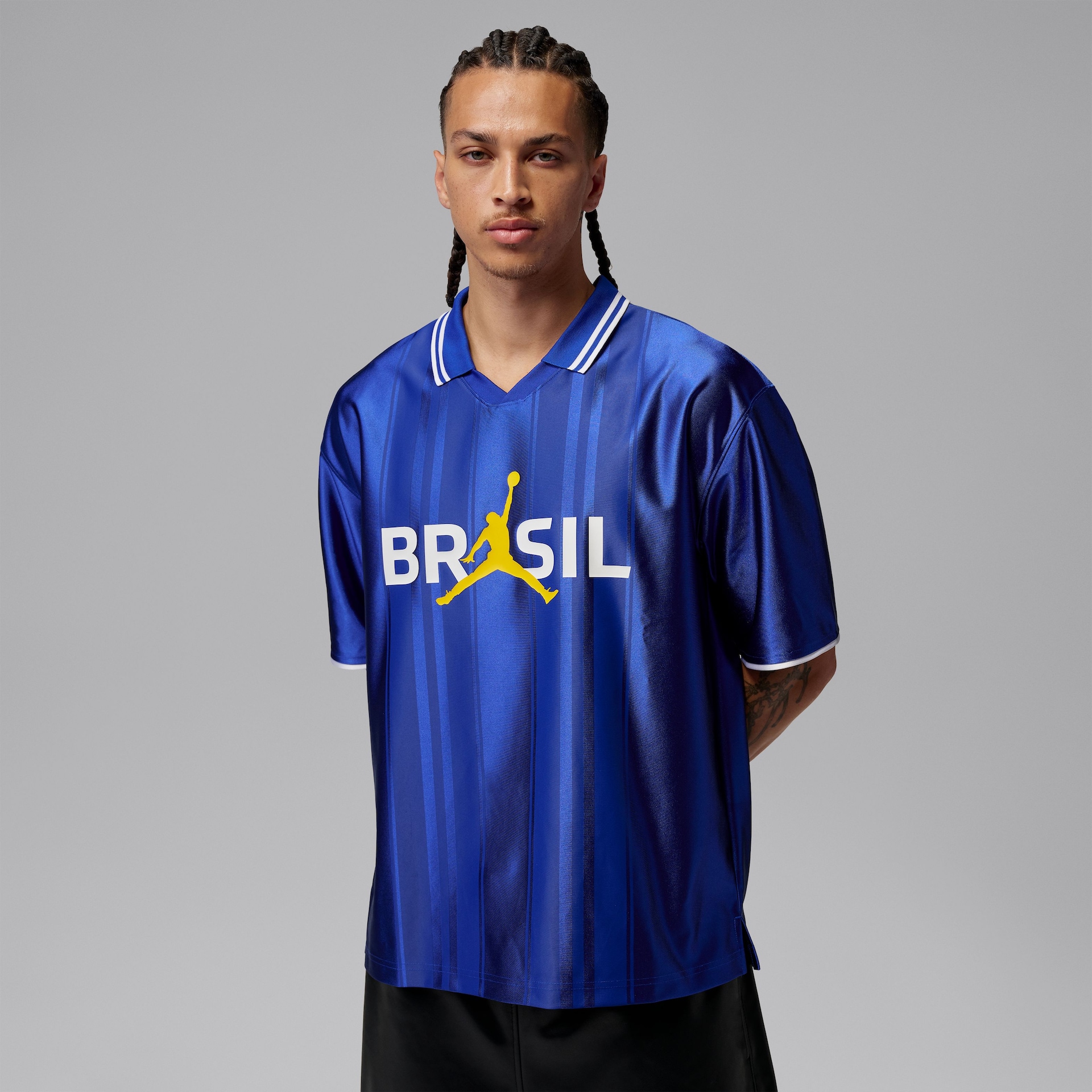 Camisa Polo Brasil Jordan Masculina - Foto 1