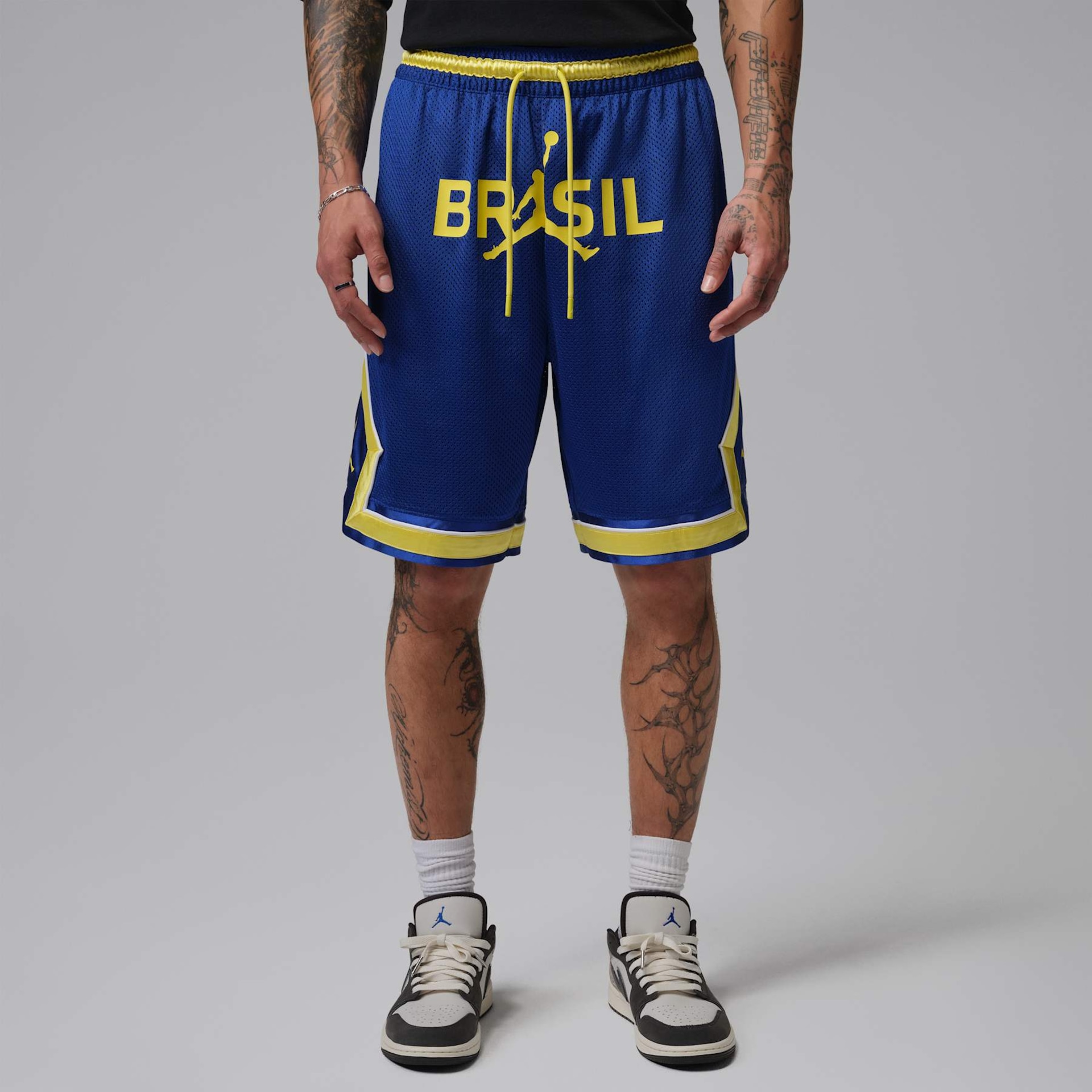 Imagem principal de Shorts Brasil Jordan Mesh Diamond Masculino