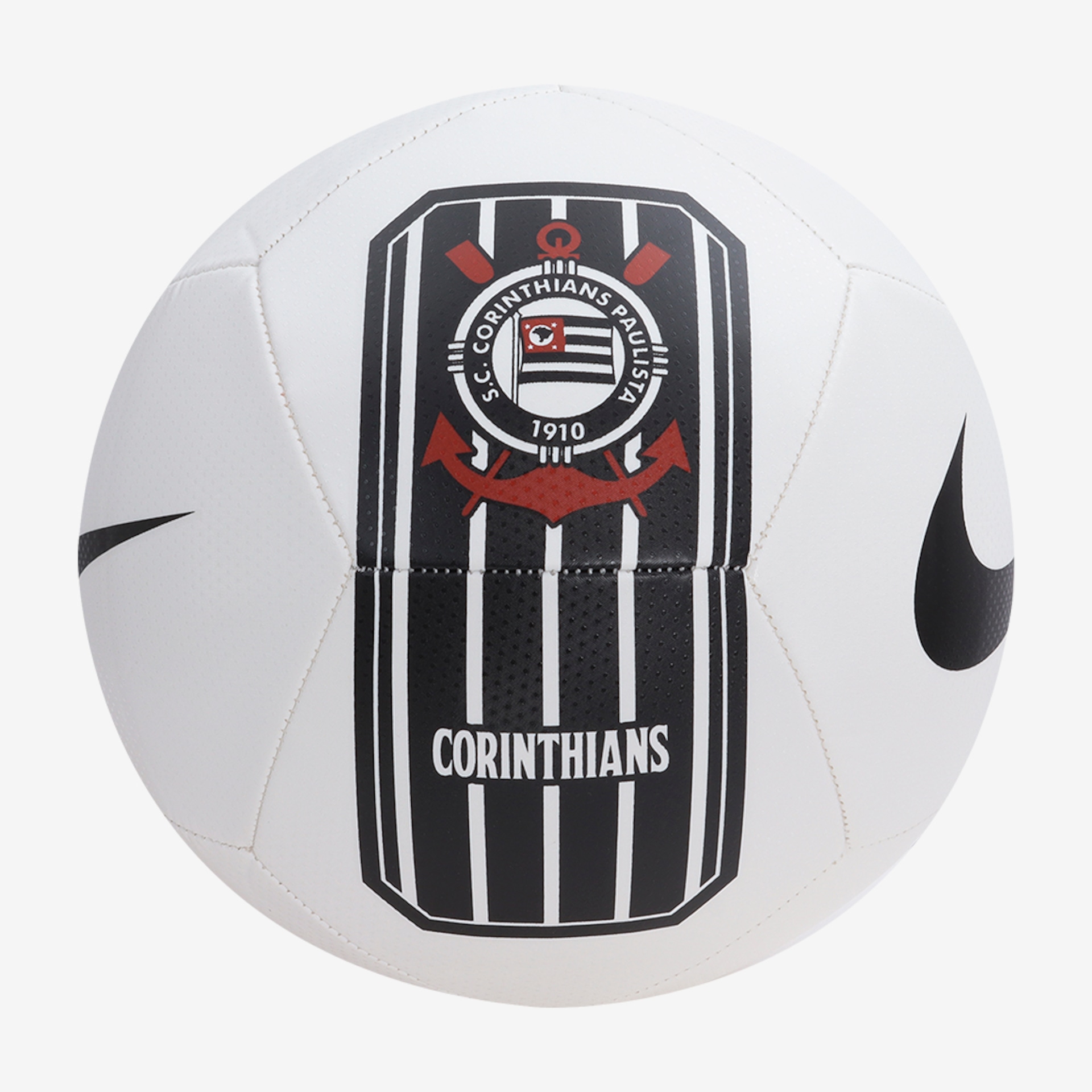 Bola de Futebol Corinthians Nike Pitch - Foto 1