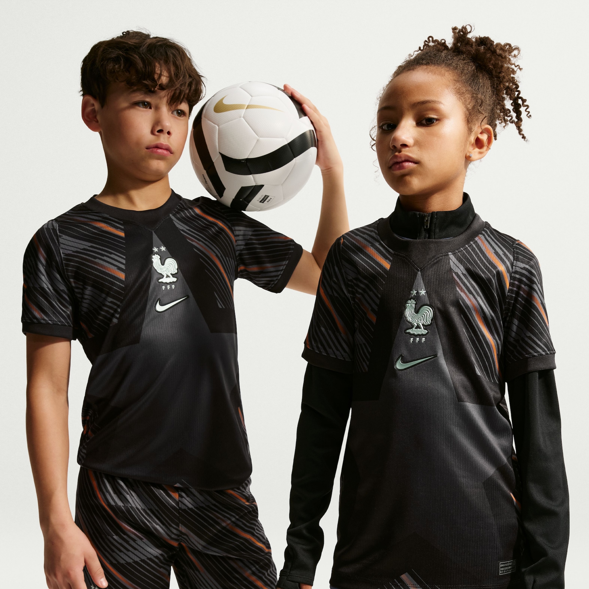 Camisa de Goleiro França Nike I 2026/27 Torcedor Pro Infantil - Foto 1