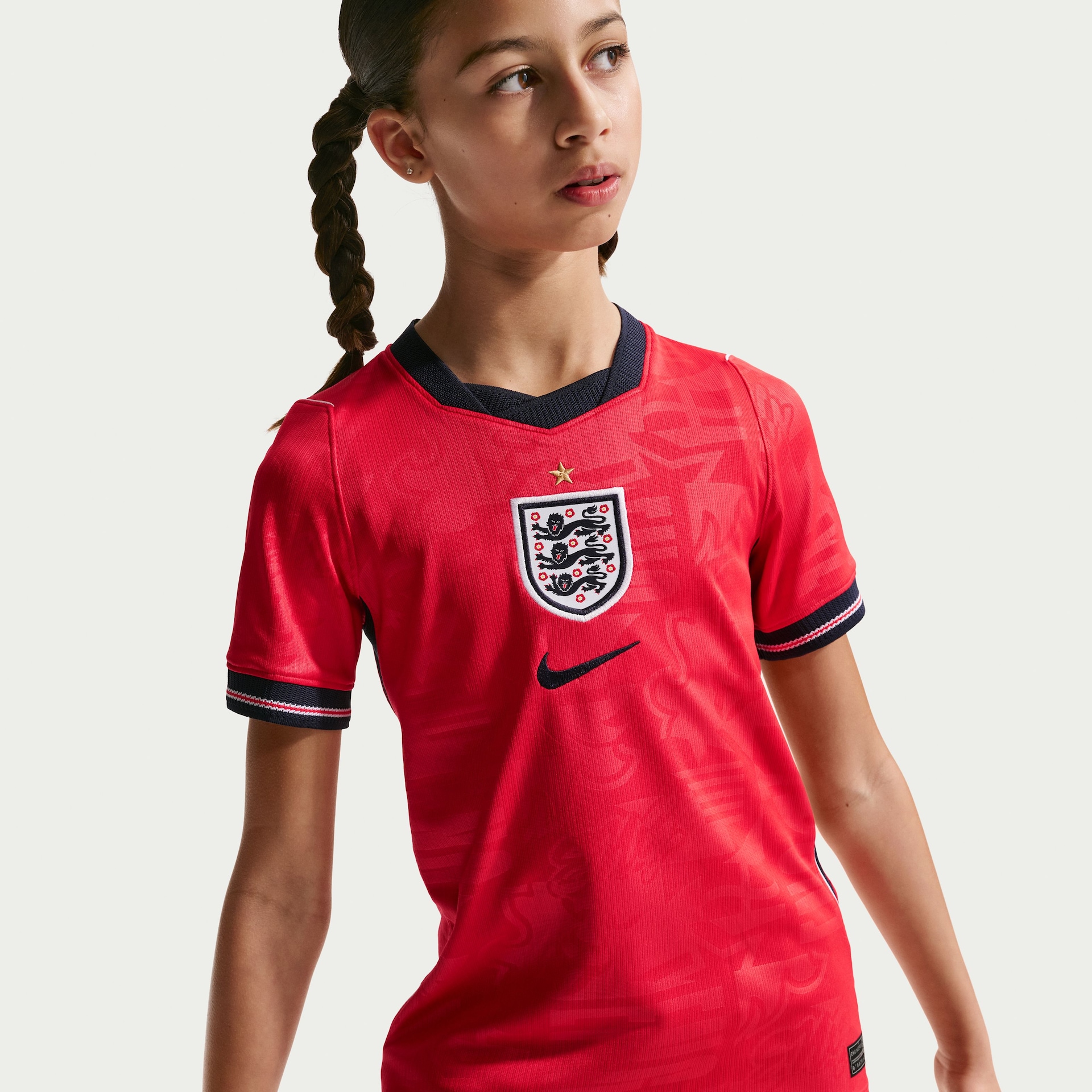 Camisa Inglaterra Nike II 2026/27 Torcedor Pro Infantil - Foto 2