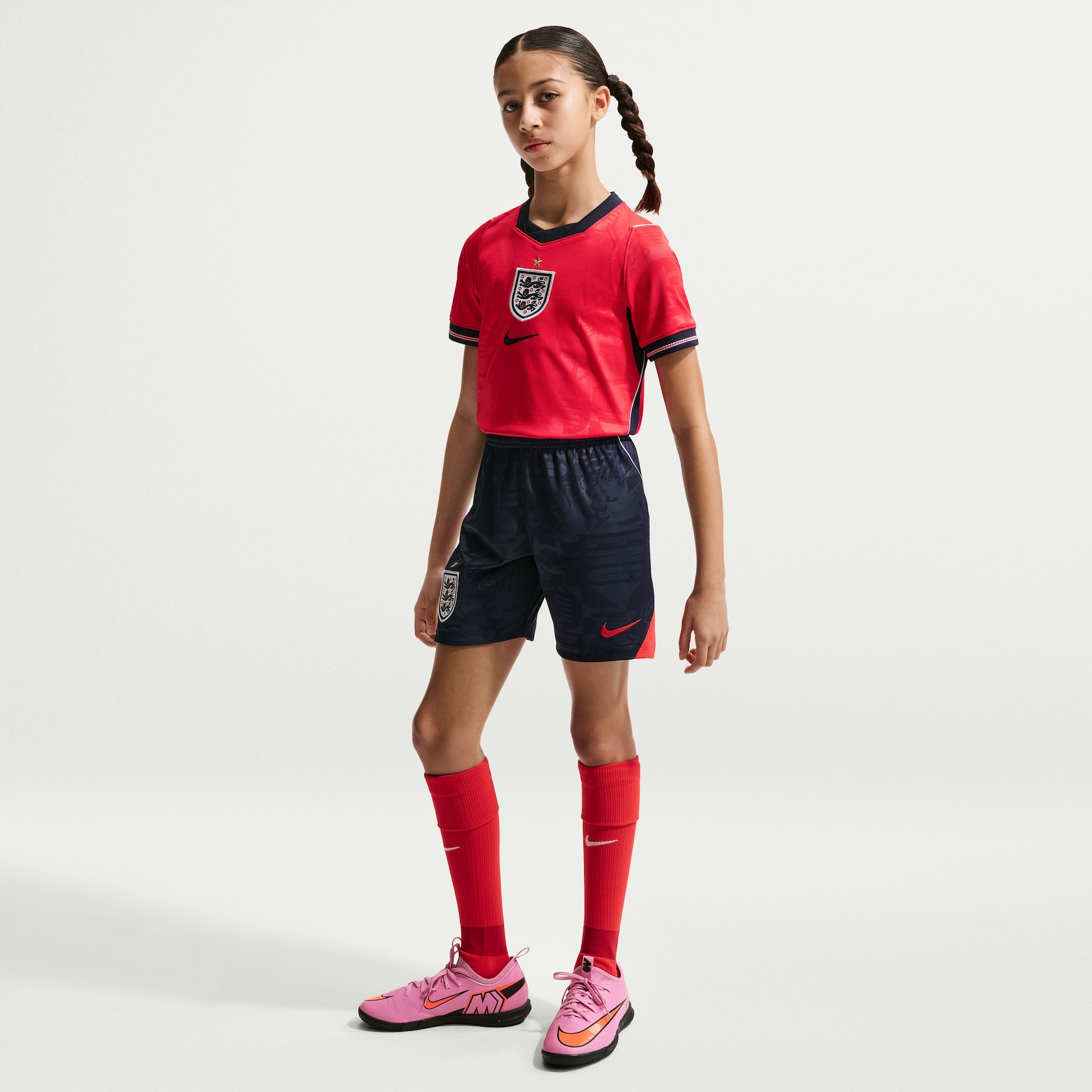 Camisa Inglaterra Nike II 2026/27 Torcedor Pro Infantil - Foto 4