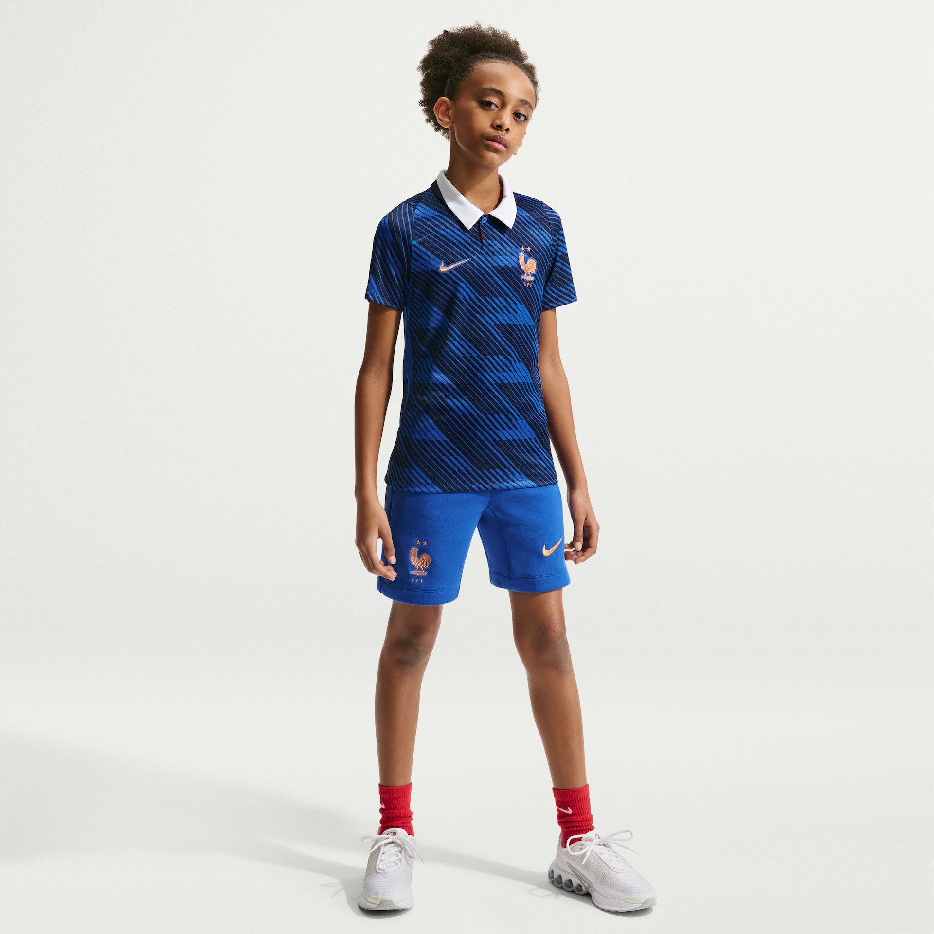 Camisa França Nike I 2026/27 Torcedor Pro Infantil - Foto 5
