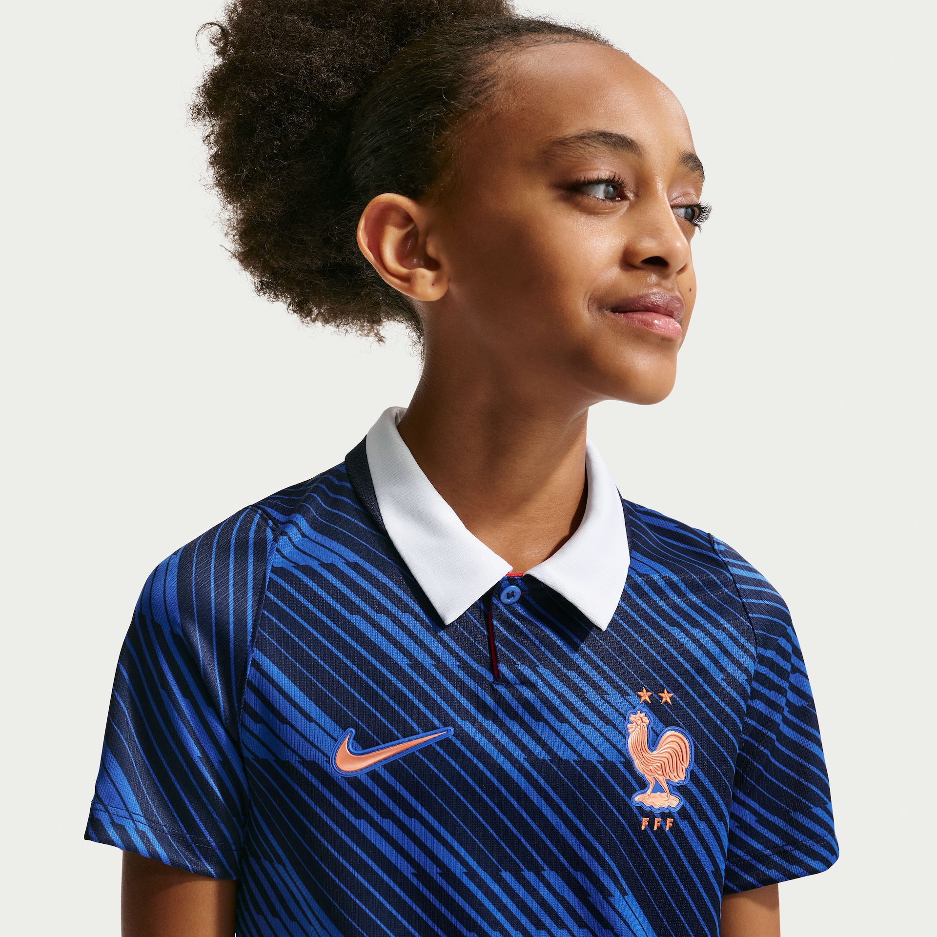 Camisa França Nike I 2026/27 Torcedor Pro Infantil - Foto 2
