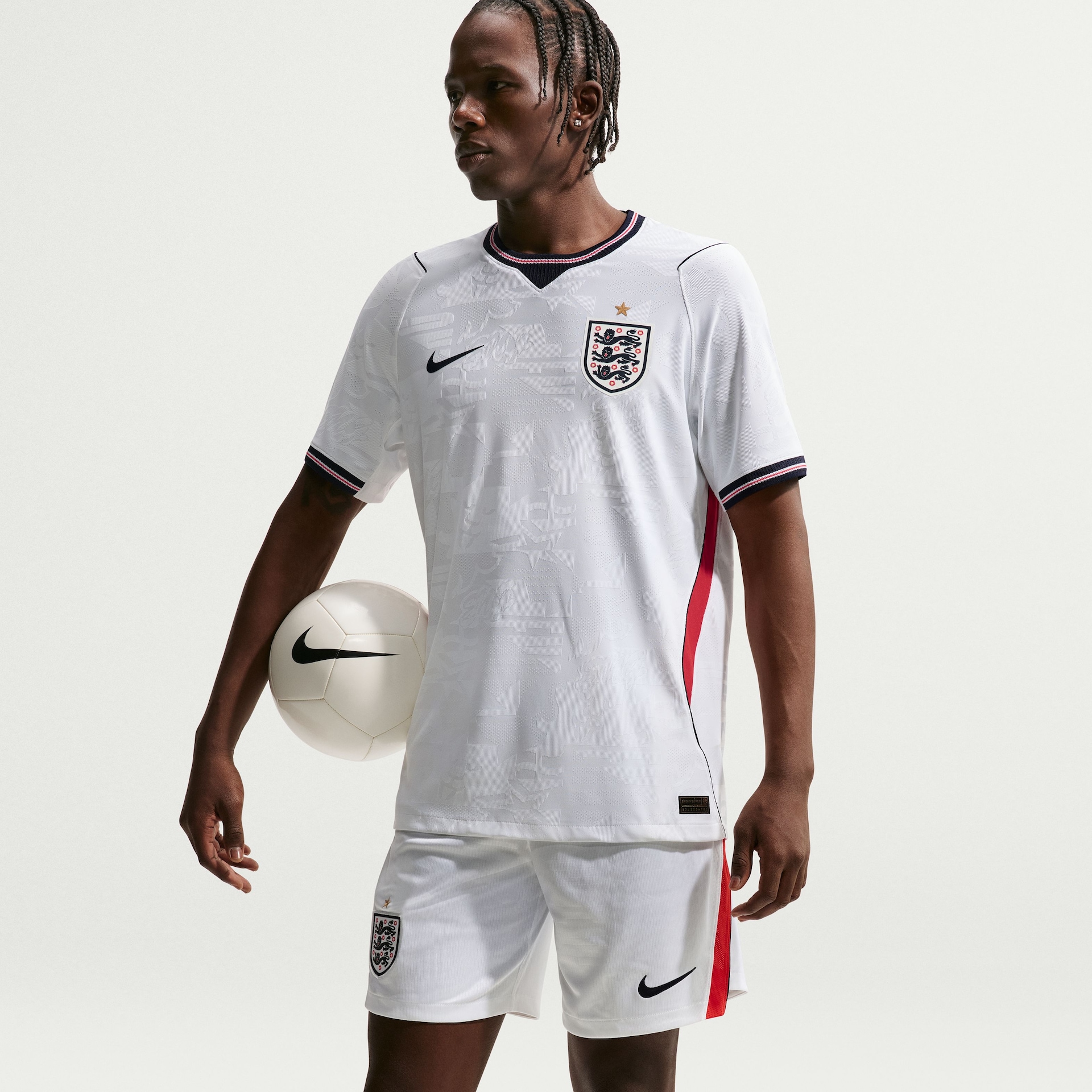 Camisa Inglaterra Nike I 2026/27 Jogador Masculina - Foto 2