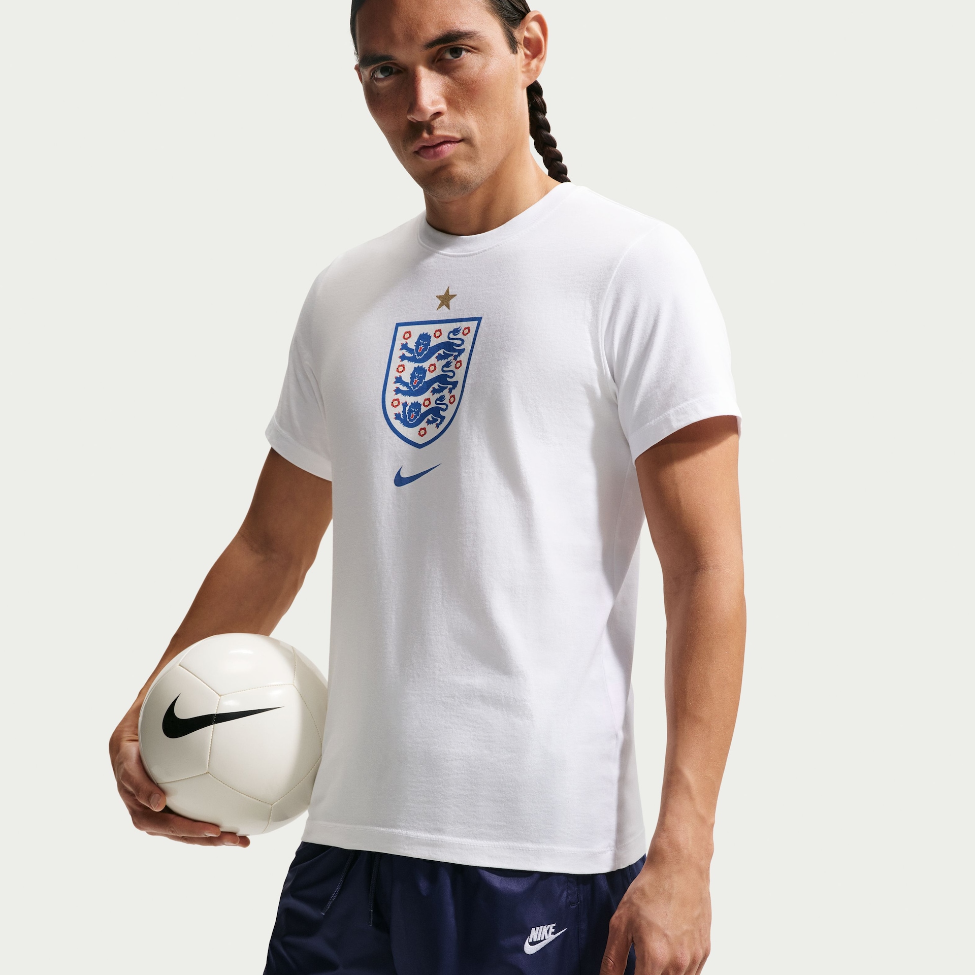Camiseta Inglaterra Nike Crest Masculina - Foto 2