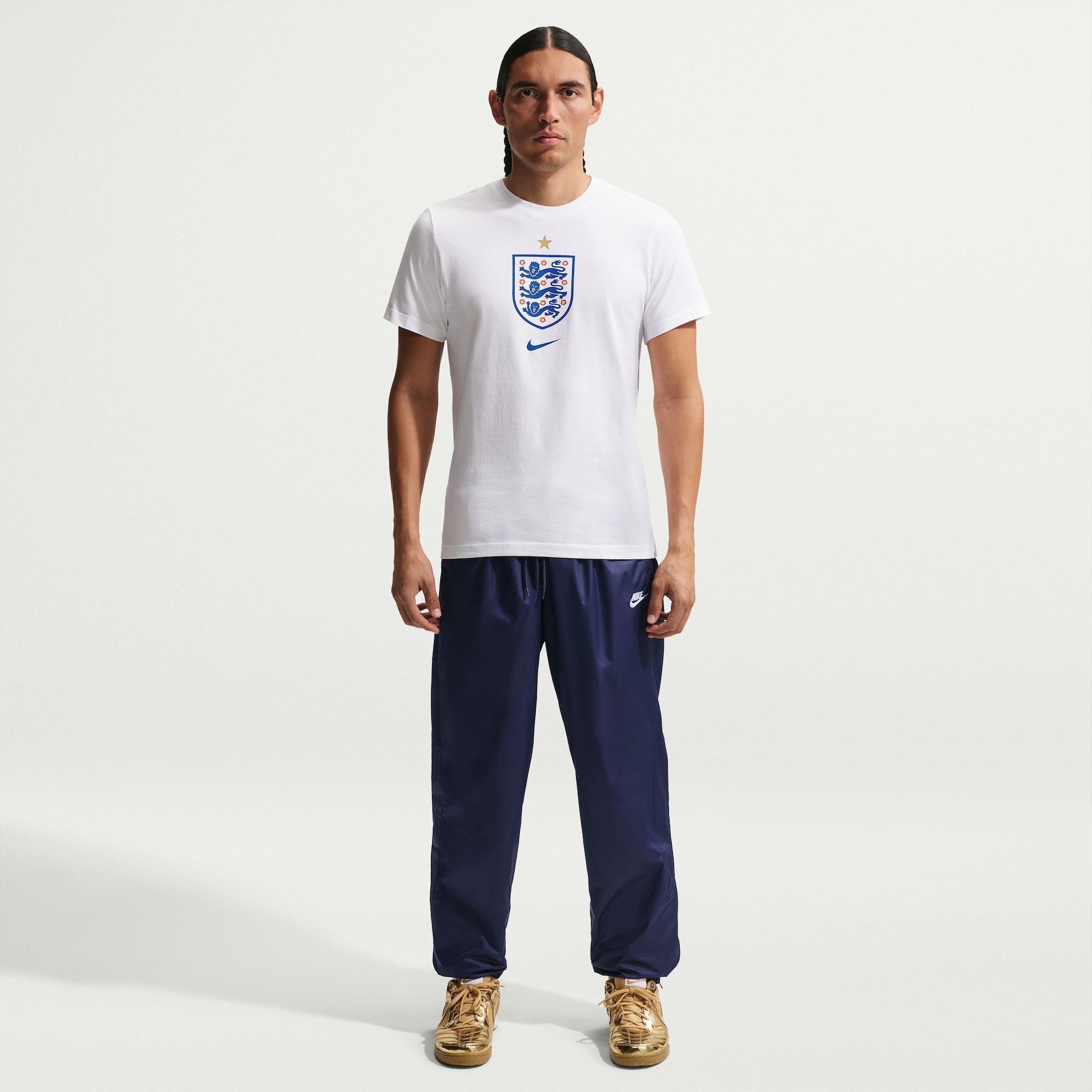 Camiseta Inglaterra Nike Crest Masculina - Foto 3