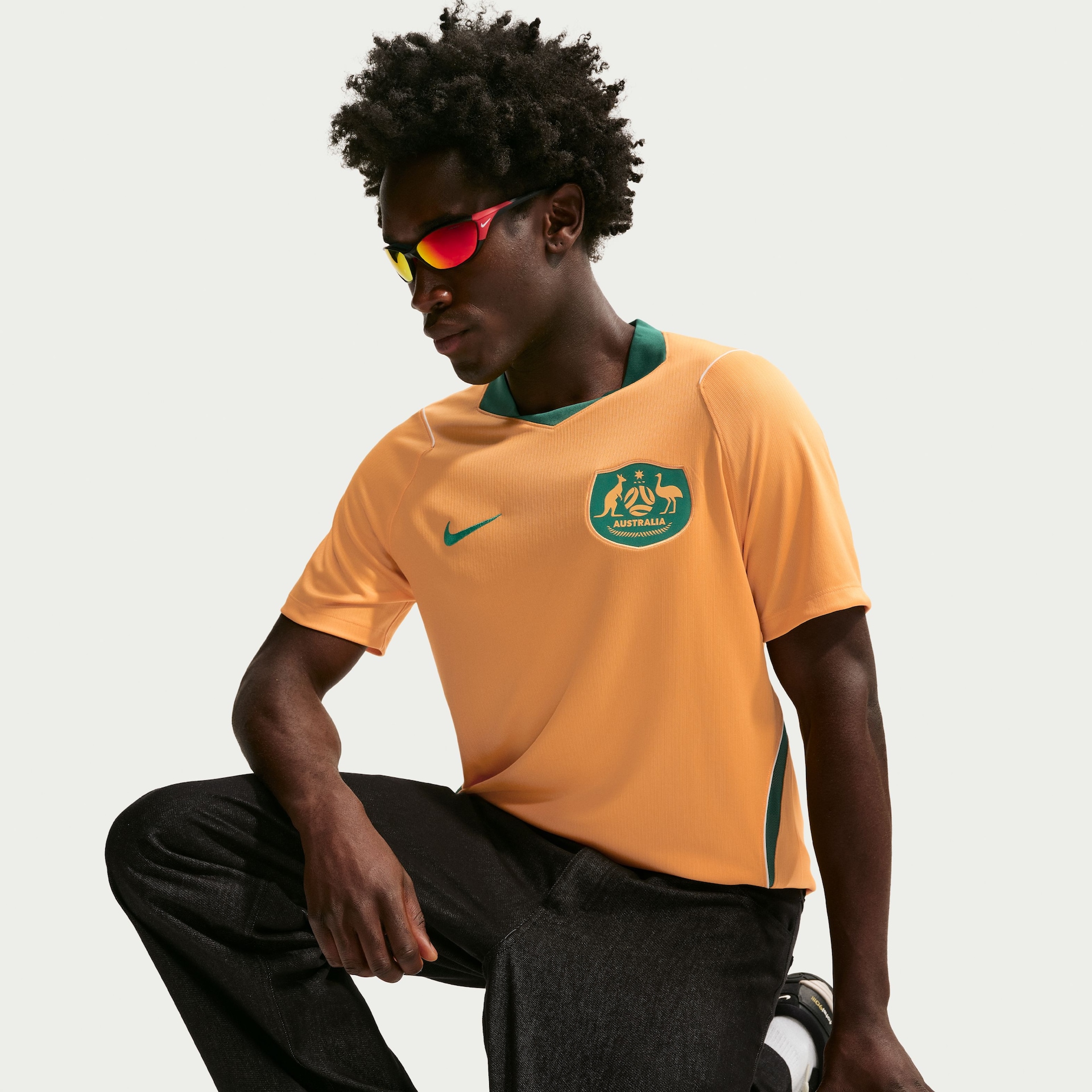 Camisa Austrália Nike I 2026/27 Torcedor Pro Masculina - Foto 1
