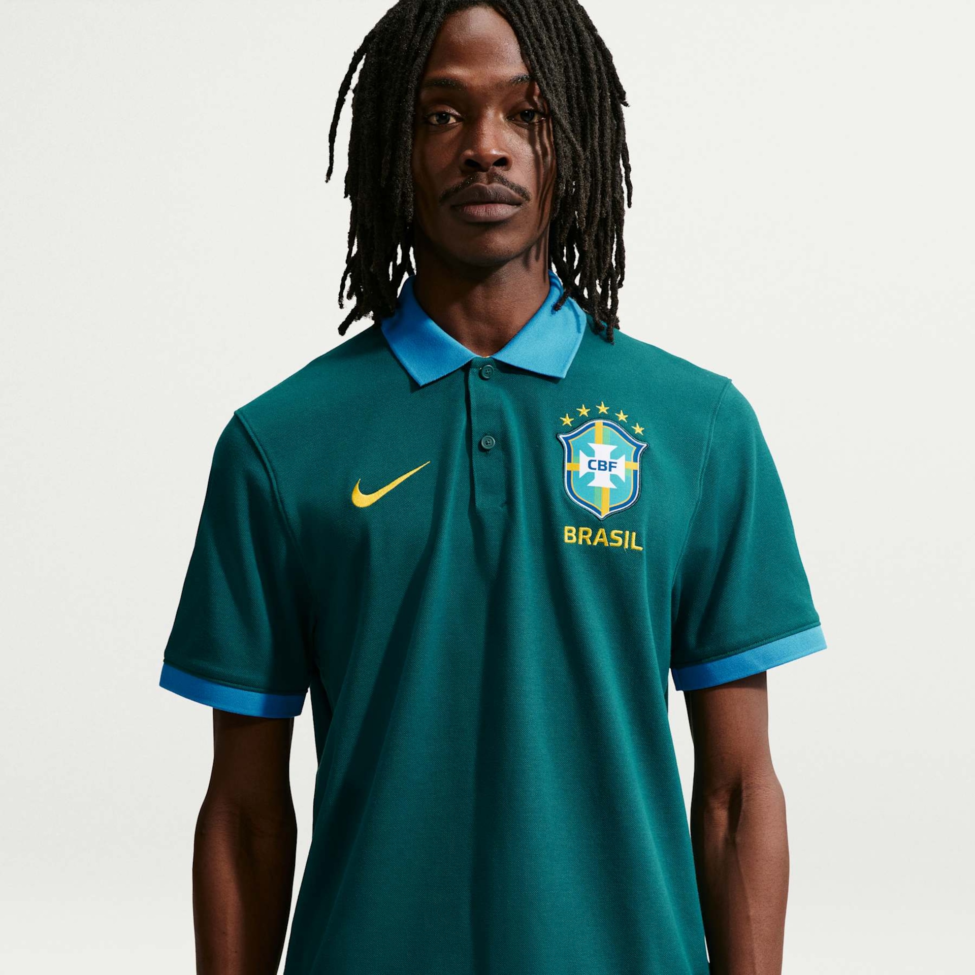 Imagem principal de Camisa Polo Brasil Dri-FIT Nike Masculina