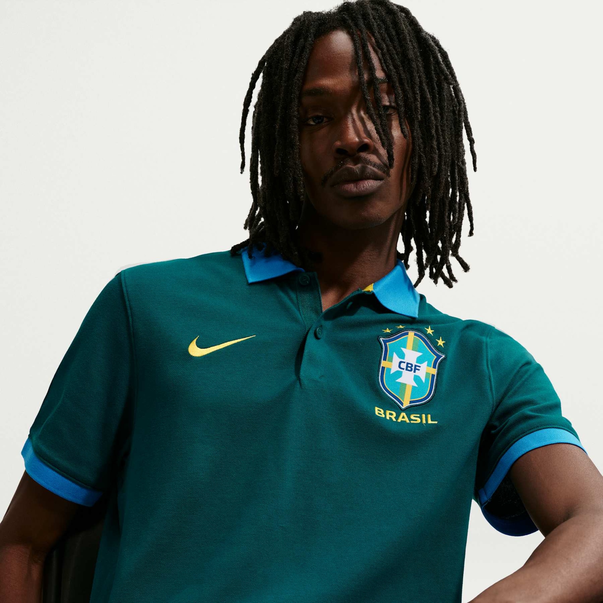 Camisa Polo Brasil Dri-FIT Nike Masculina - Foto 2