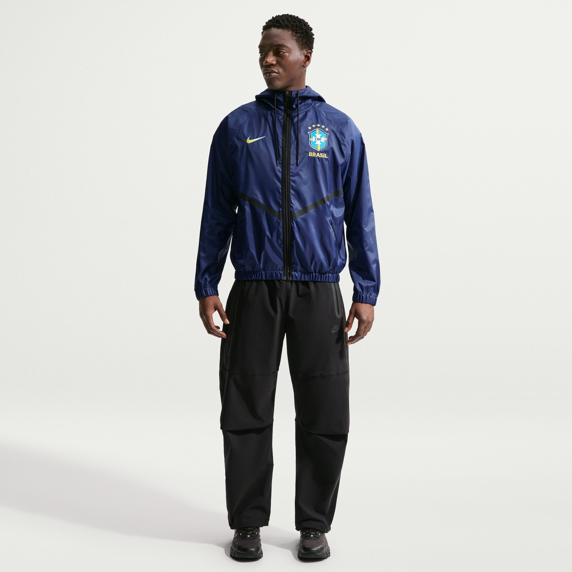 Jaqueta Brasil Dri-FIT Nike Knit Hino Masculina - Foto 6