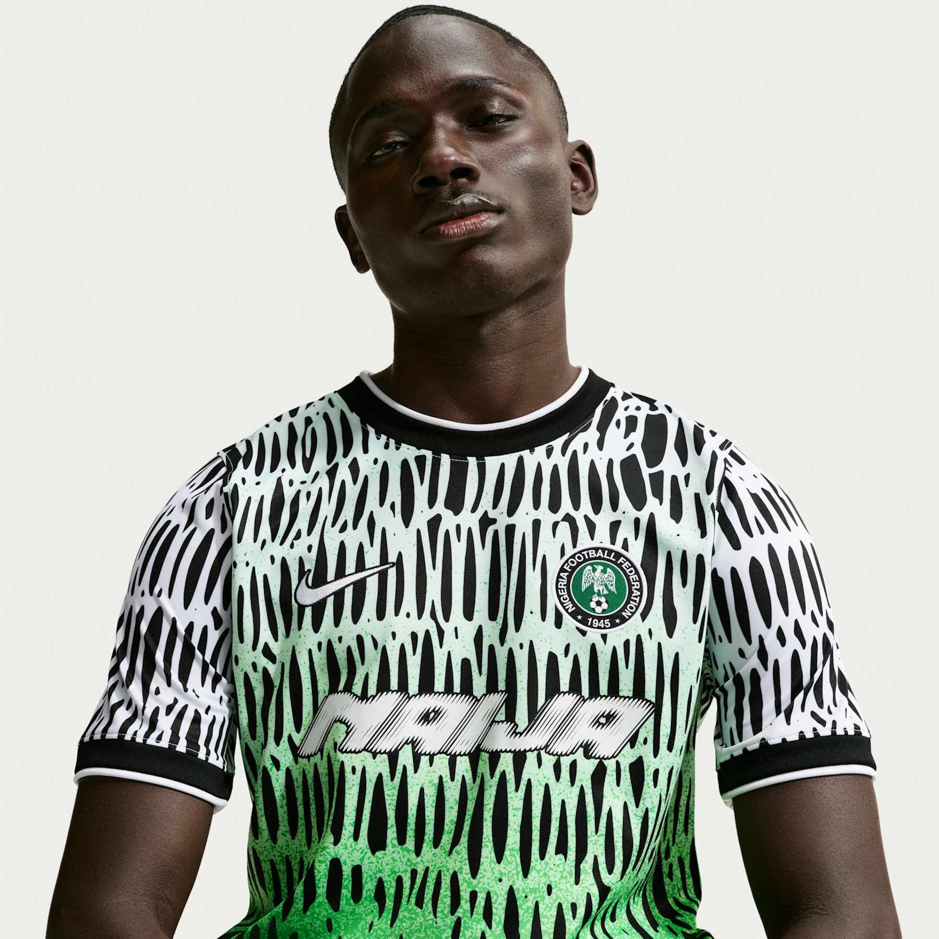 Camiseta Nigéria Nike x Slawn Dri-FIT Academy Pro Pré-Jogo Masculina - Foto 4