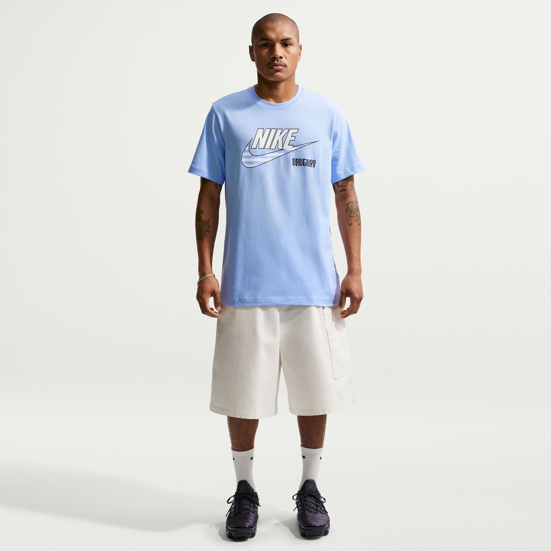 Camiseta Uruguai Nike Futura Masculina - Foto 3