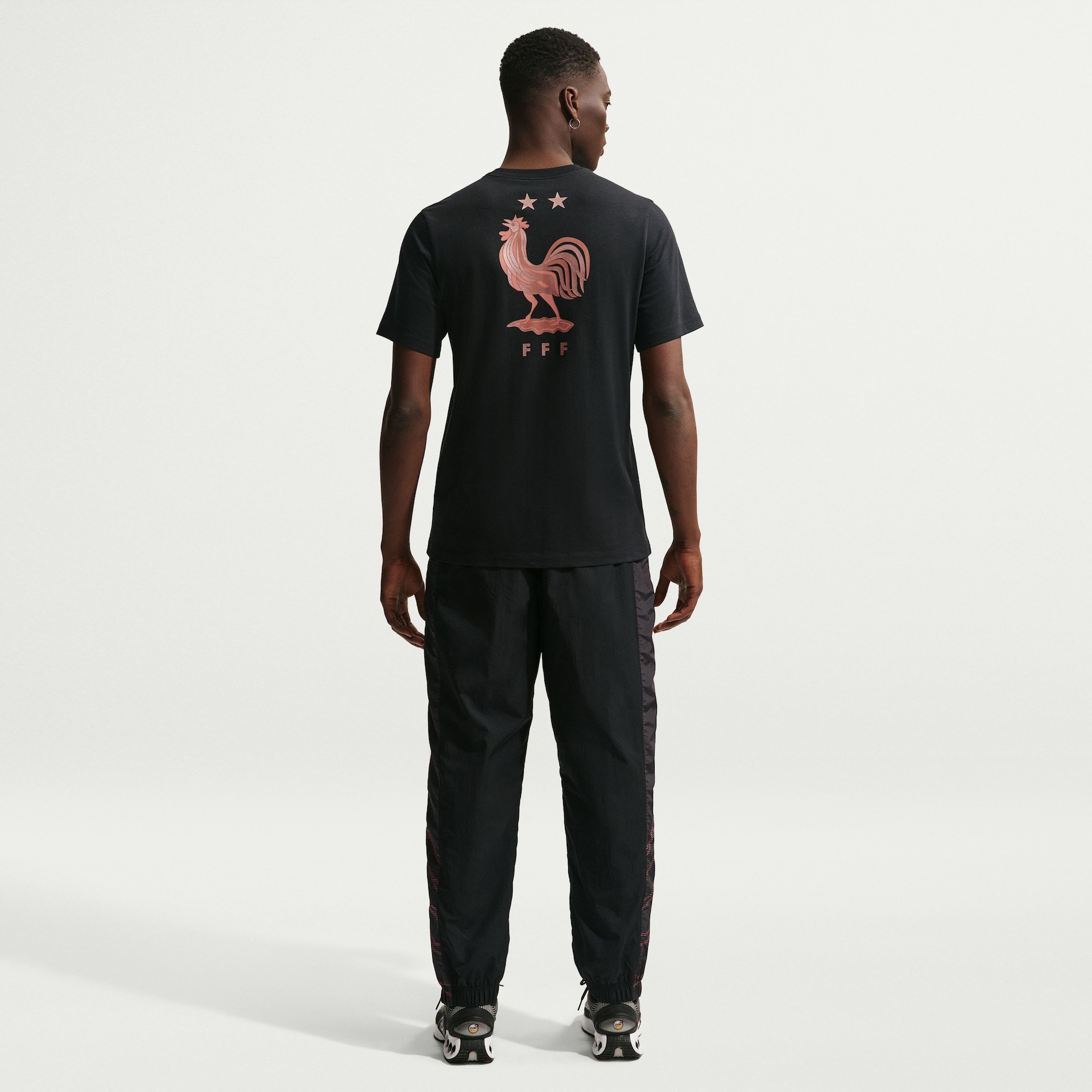 Camiseta França Nike Wordmark Masculina - Foto 4