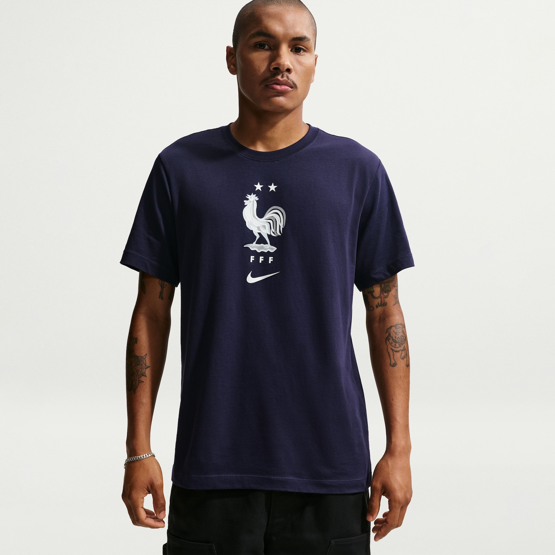 Camiseta França Nike Crest Masculina - Foto 1