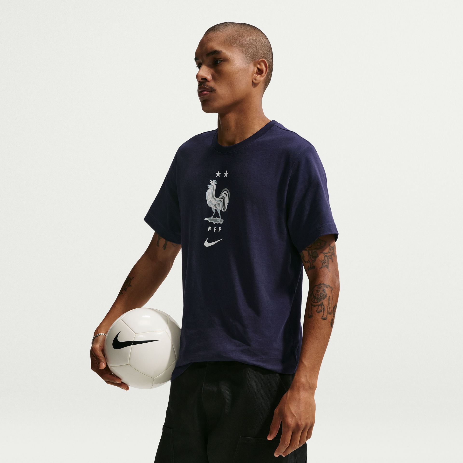 Camiseta França Nike Crest Masculina - Foto 2