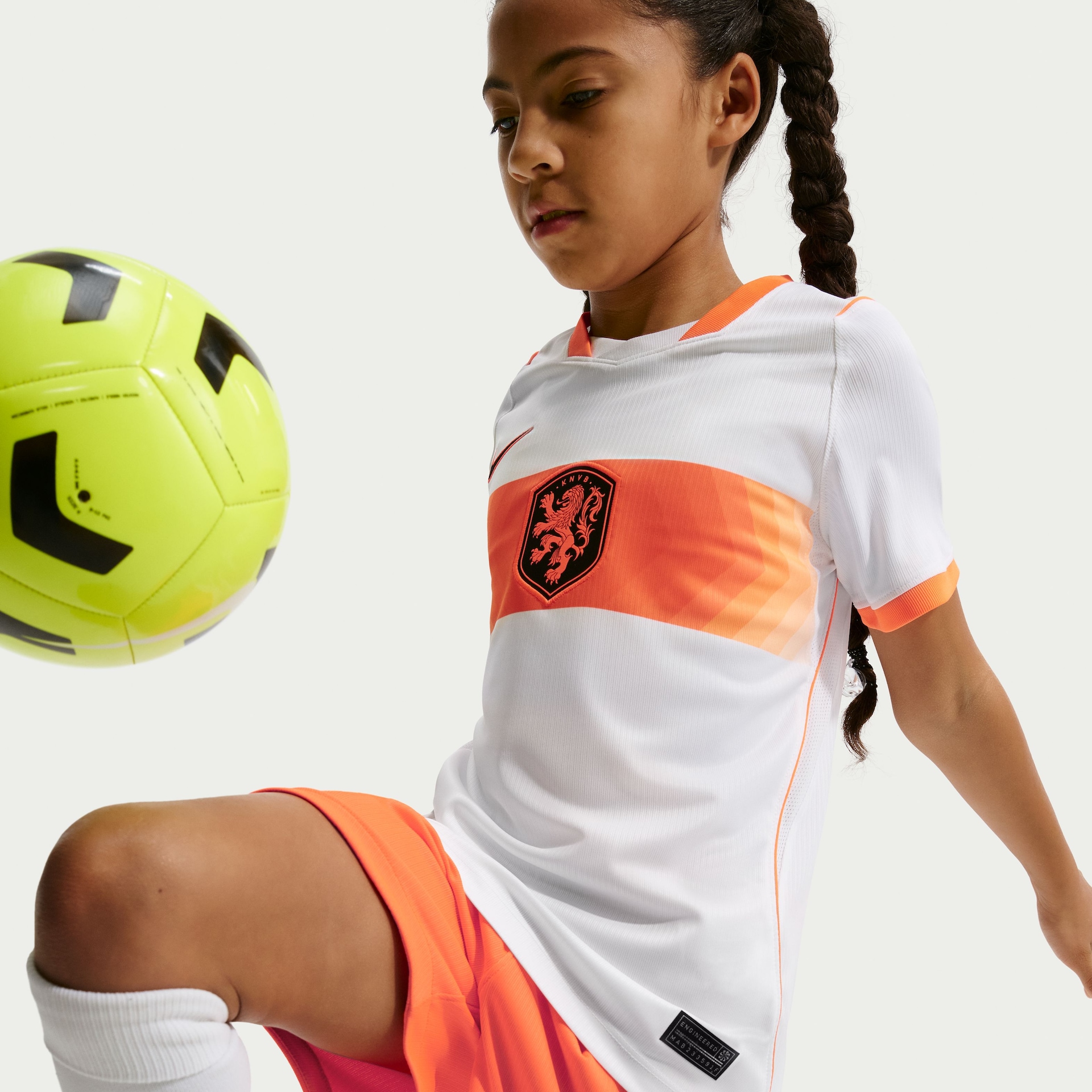 Camisa Holanda Nike II 2026/27 Torcedor Pro Infantil - Foto 2