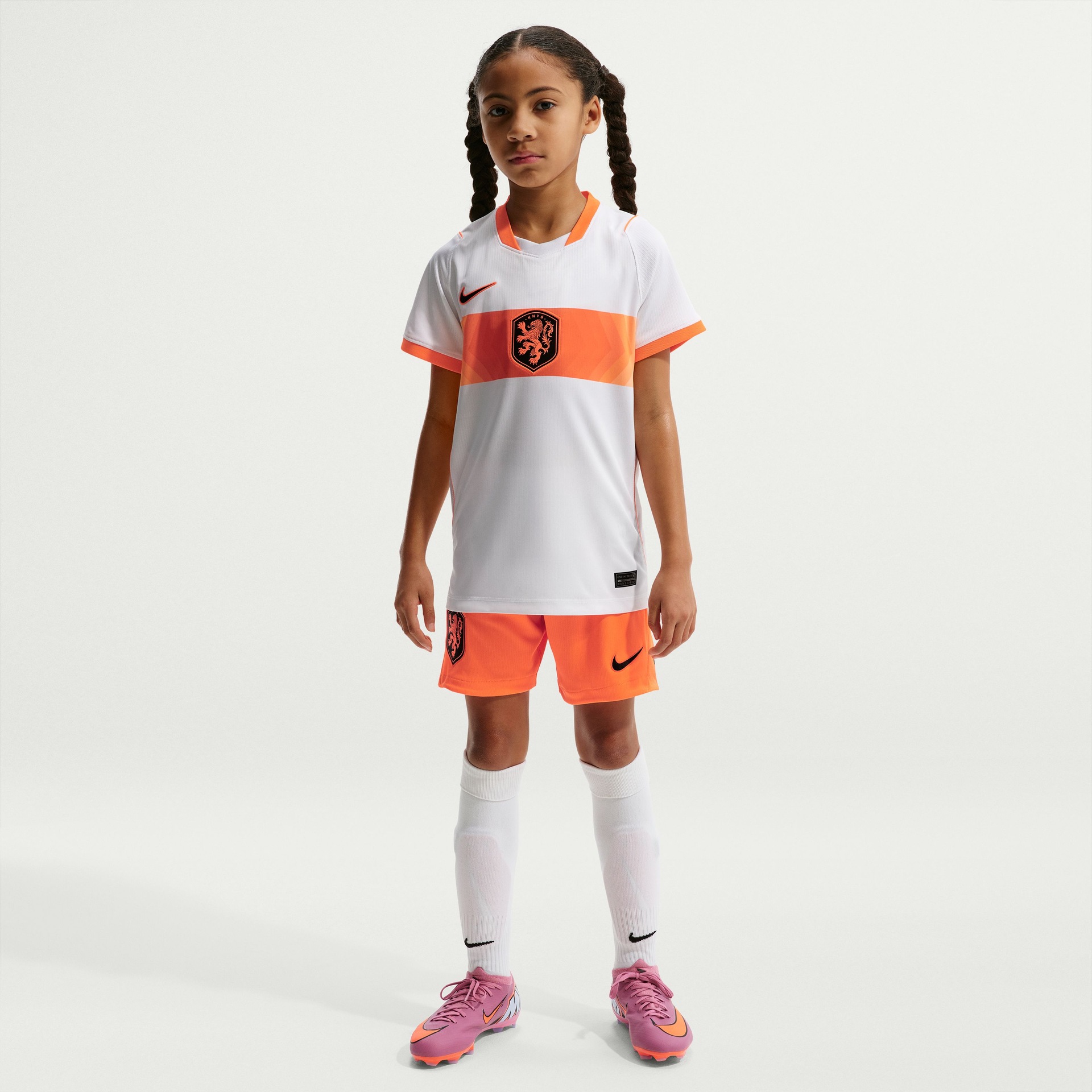 Camisa Holanda Nike II 2026/27 Torcedor Pro Infantil - Foto 3