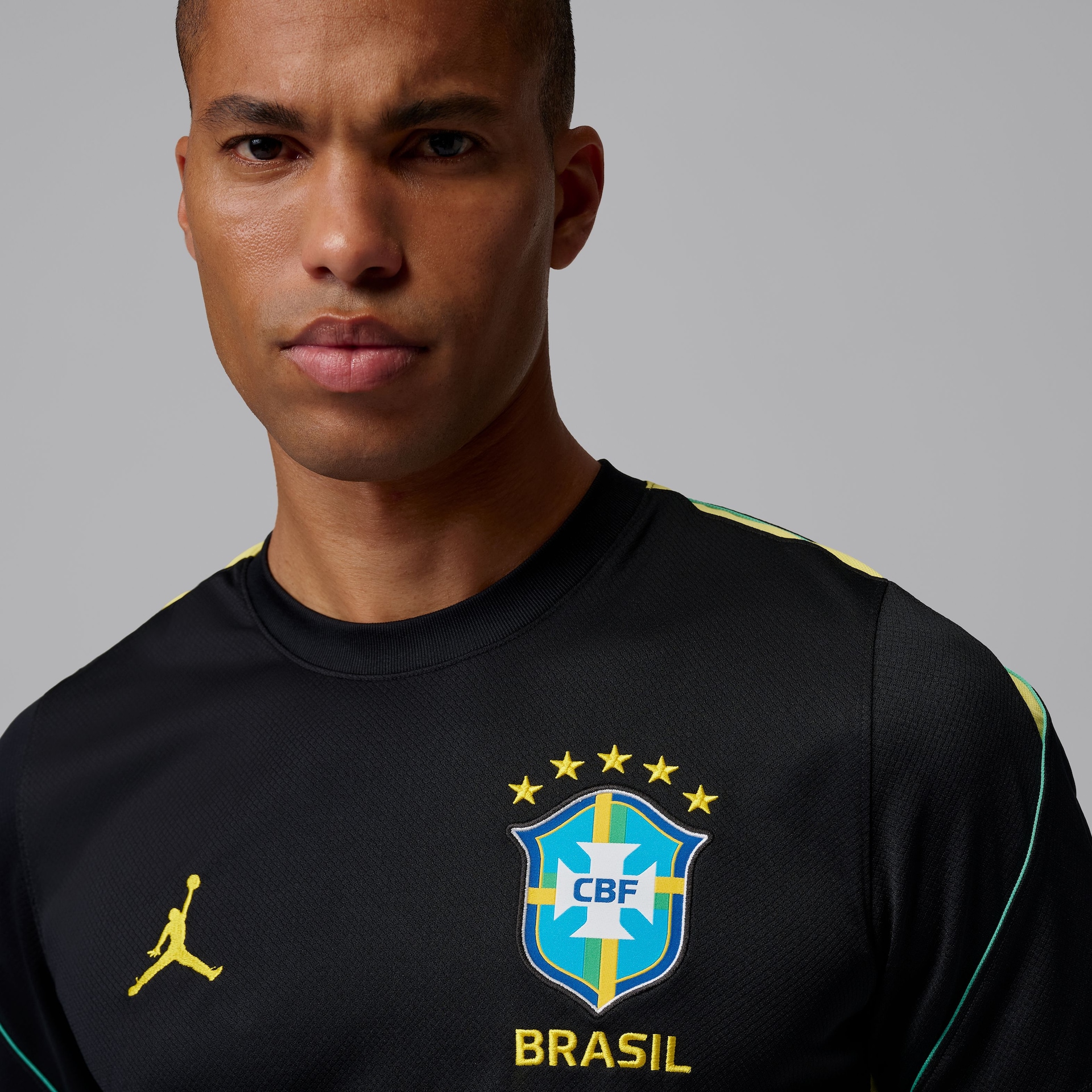 Imagem principal de Camiseta Brasil Dri-FIT Jordan Strike 2026 Treino Masculina