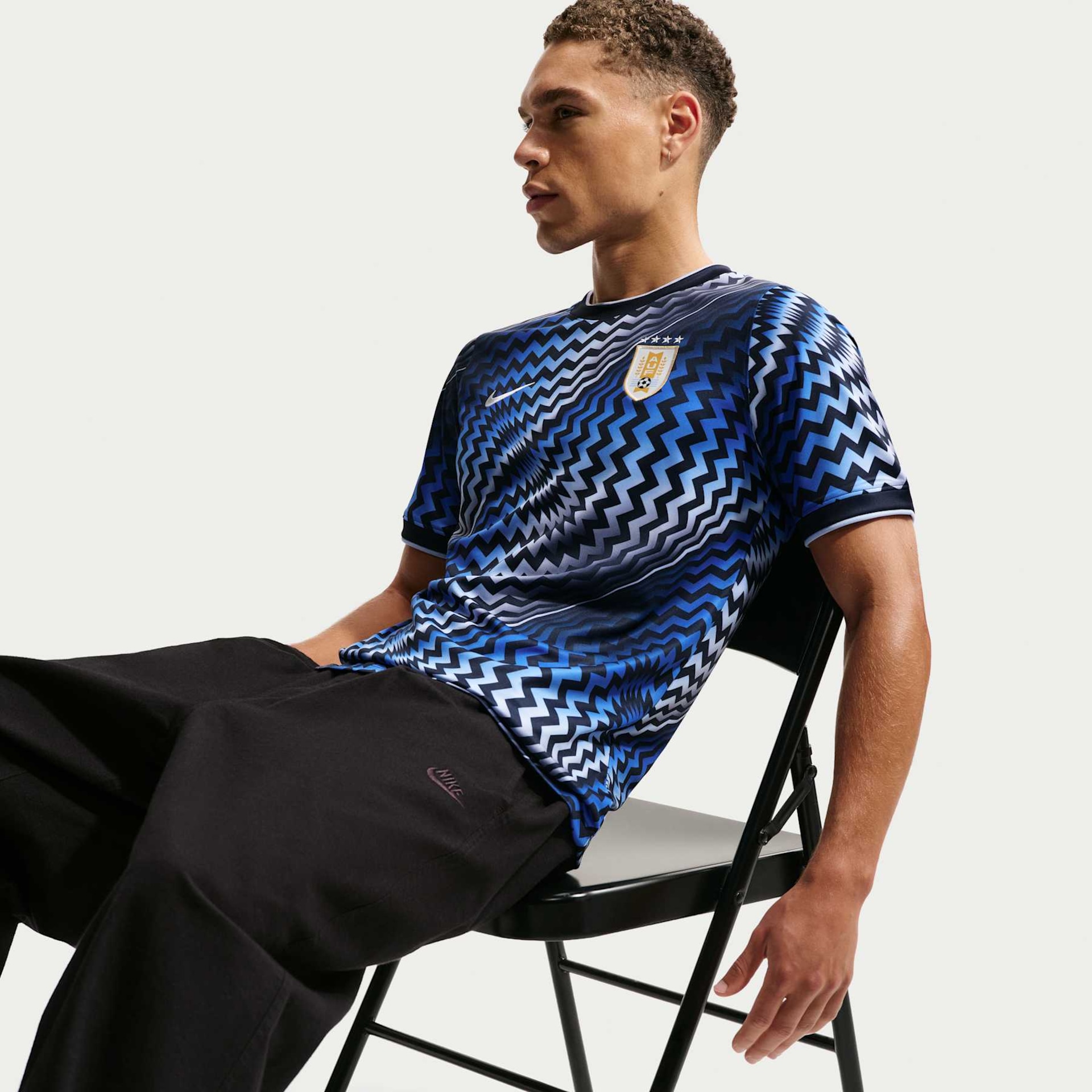 Camiseta Uruguai Dri-FIT Nike Academy Pro Masculina - Foto 3