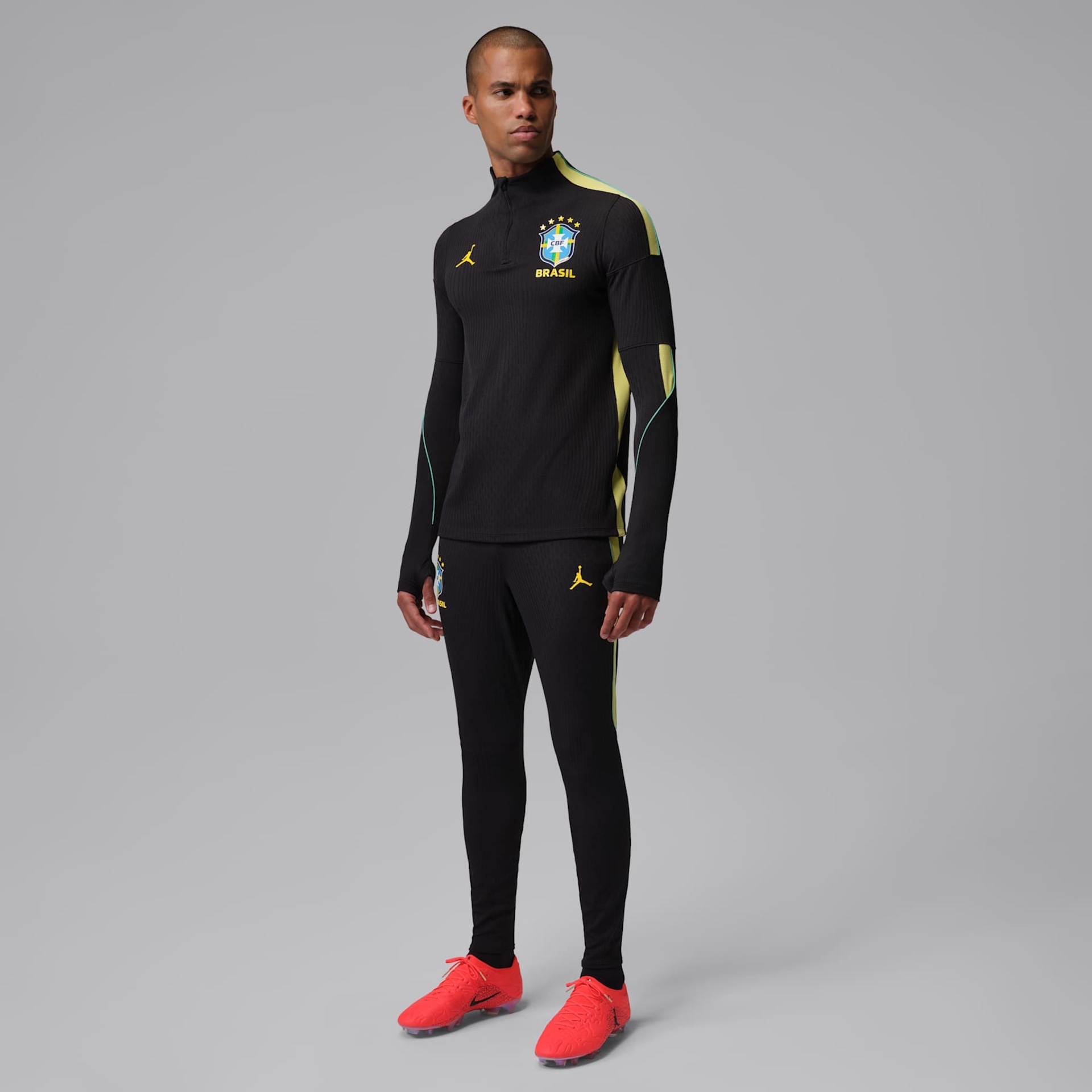 Imagem principal de Calça Brasil Jordan Strike Elite 2026 Treino Masculina