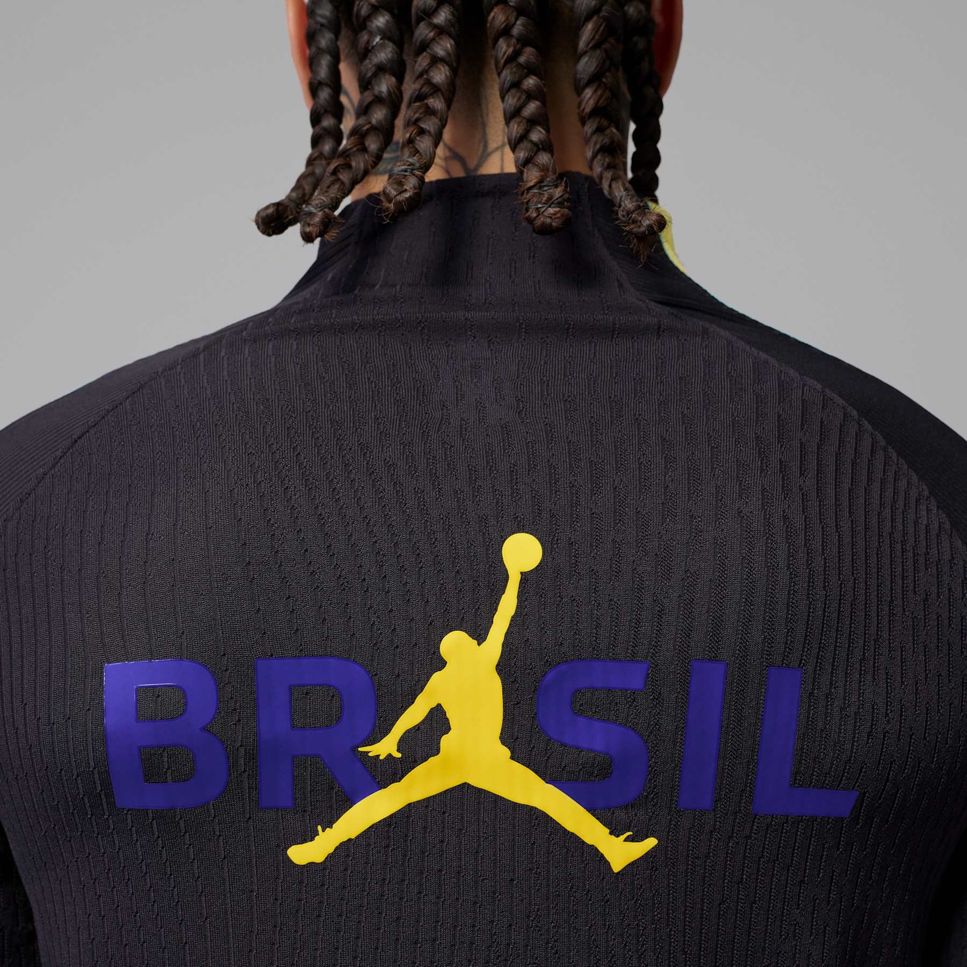 Camiseta Brasil Jordan Manga Longa Strike Elite 2026 Treino Masculina - Foto 2