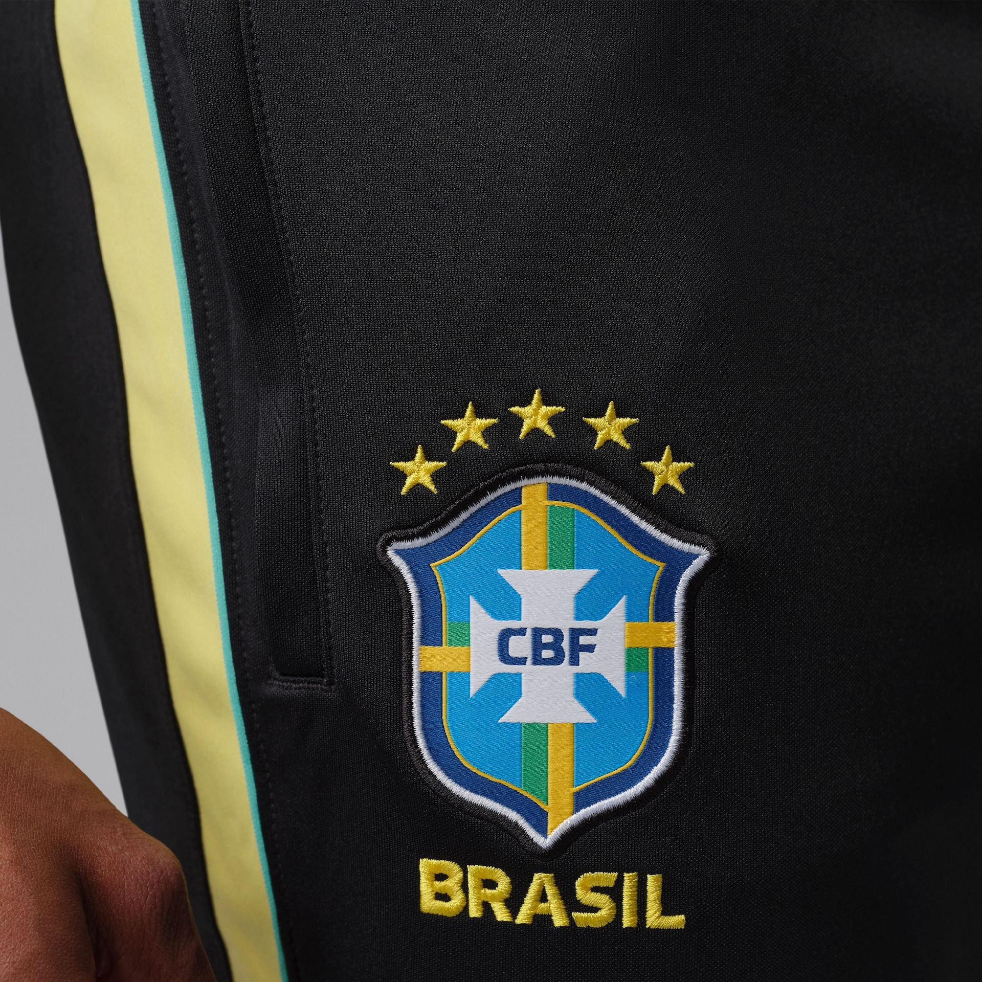 Calça Brasil Jordan Academy Pro Track 2026 Treino Masculina - Foto 5