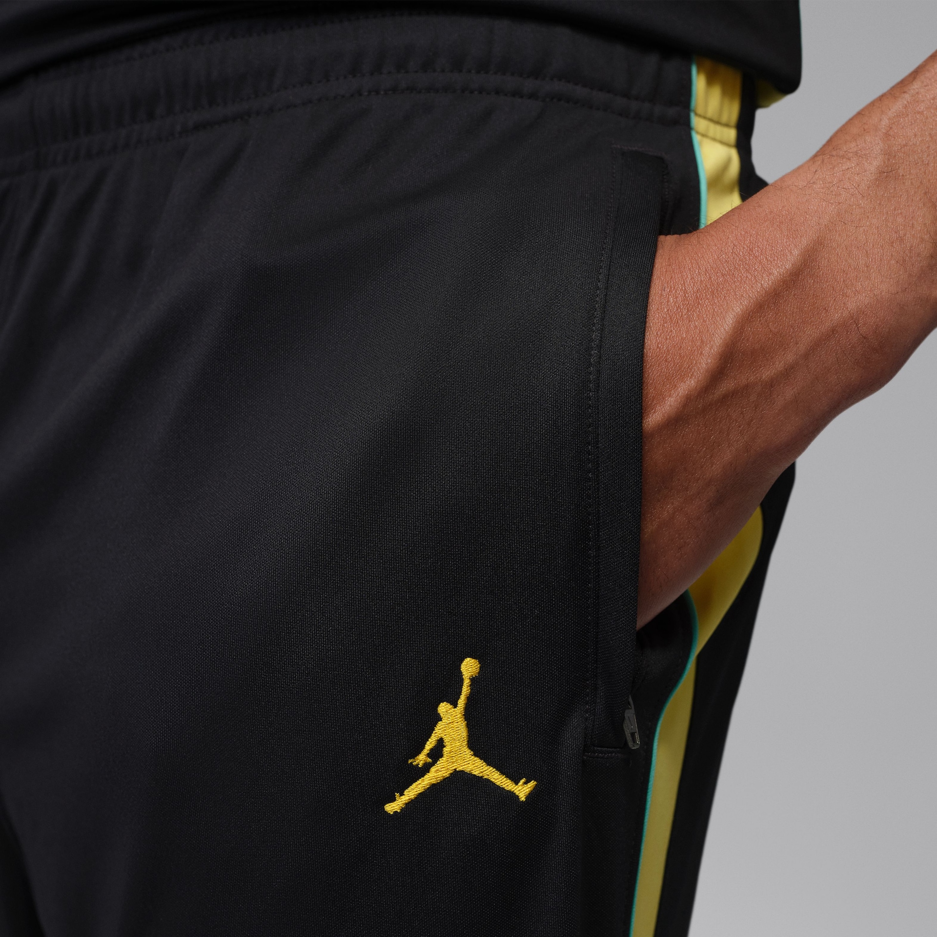 Calça Brasil Jordan Academy Pro Track 2026 Treino Masculina - Foto 6