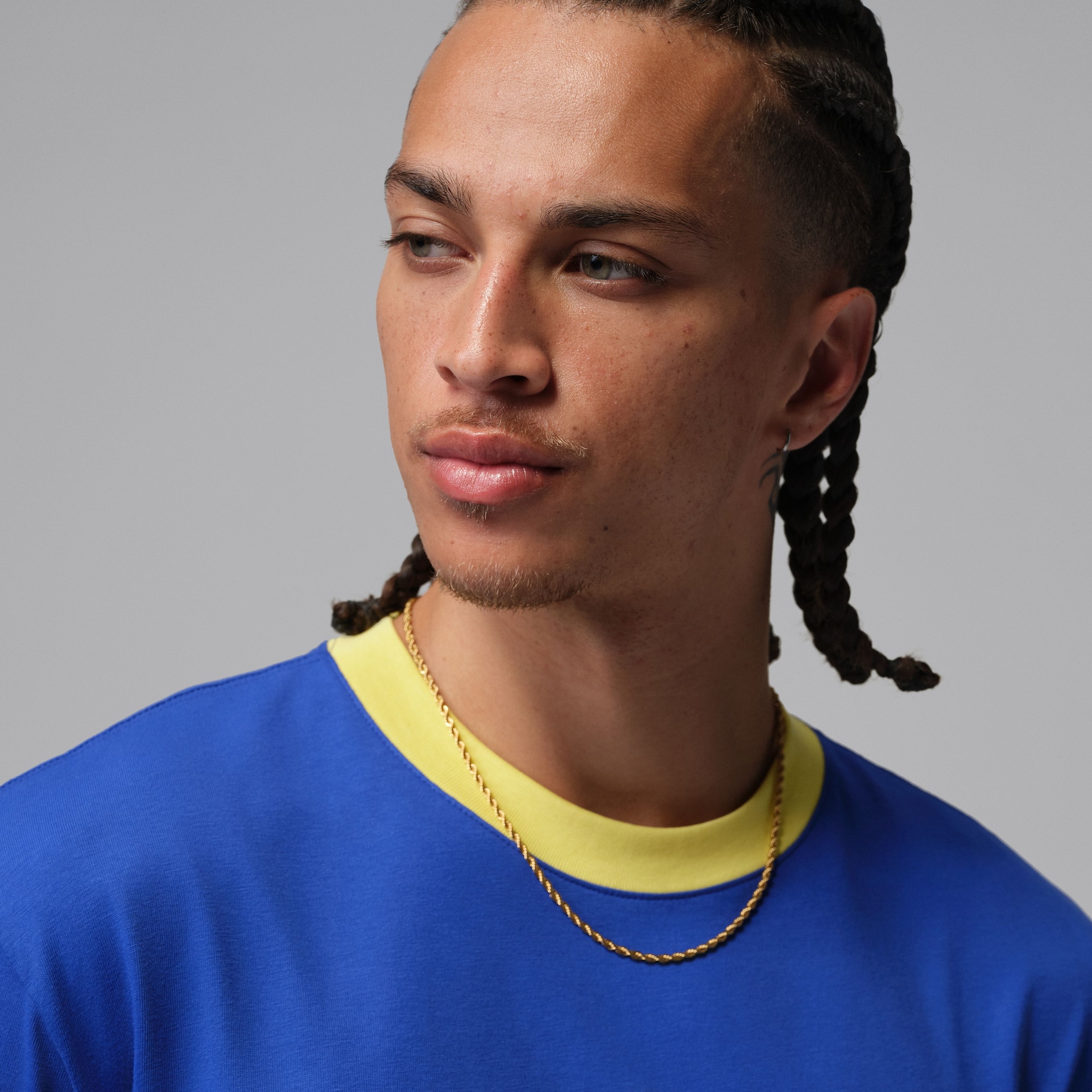 Camiseta Brasil Air Jordan 85 Crew Masculina - Foto 5