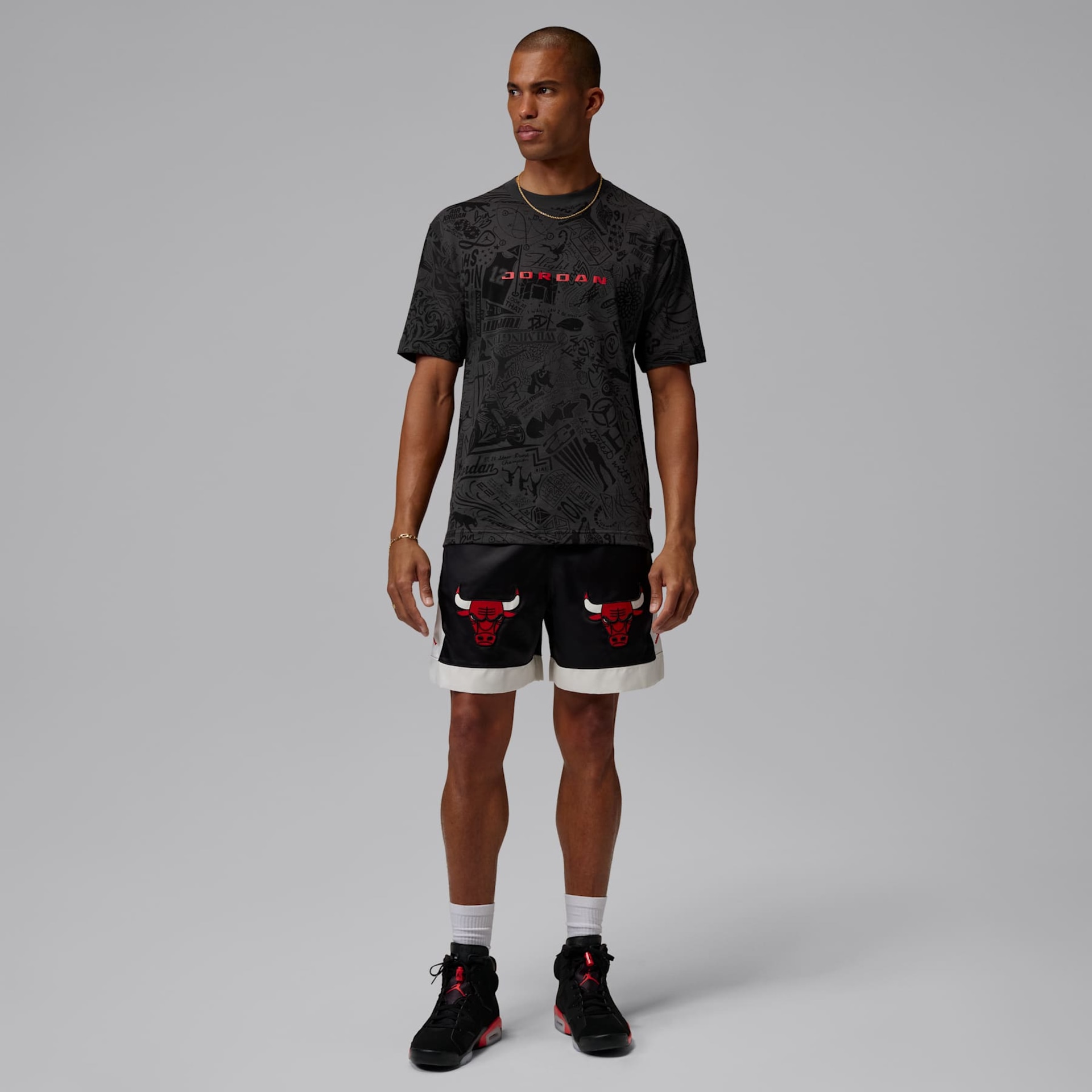 Camiseta Jordan Brooklyn Laser Graphic Masculina - Foto 6