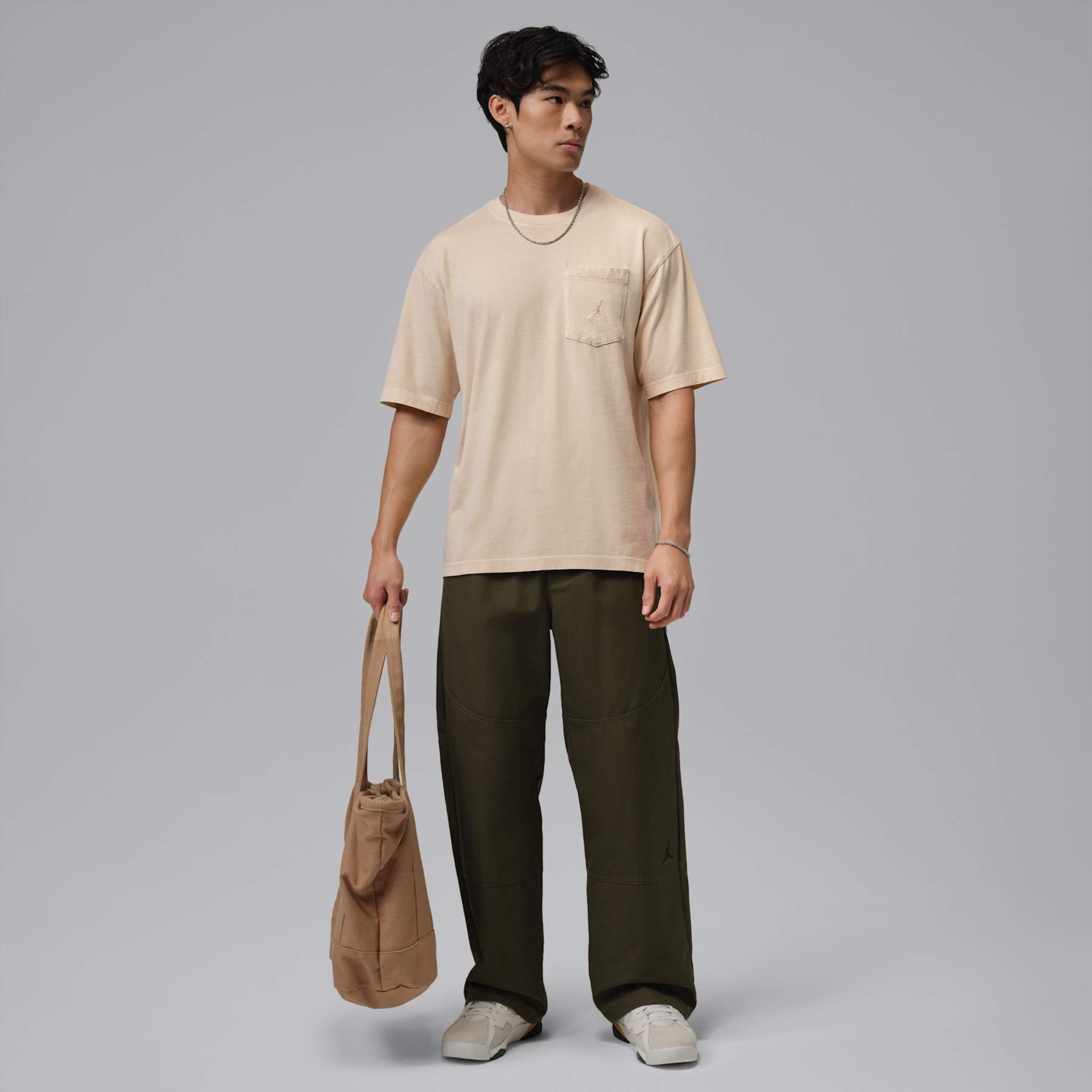Camiseta Jordan Brooklyn Labor Pocket Masculina - Foto 5