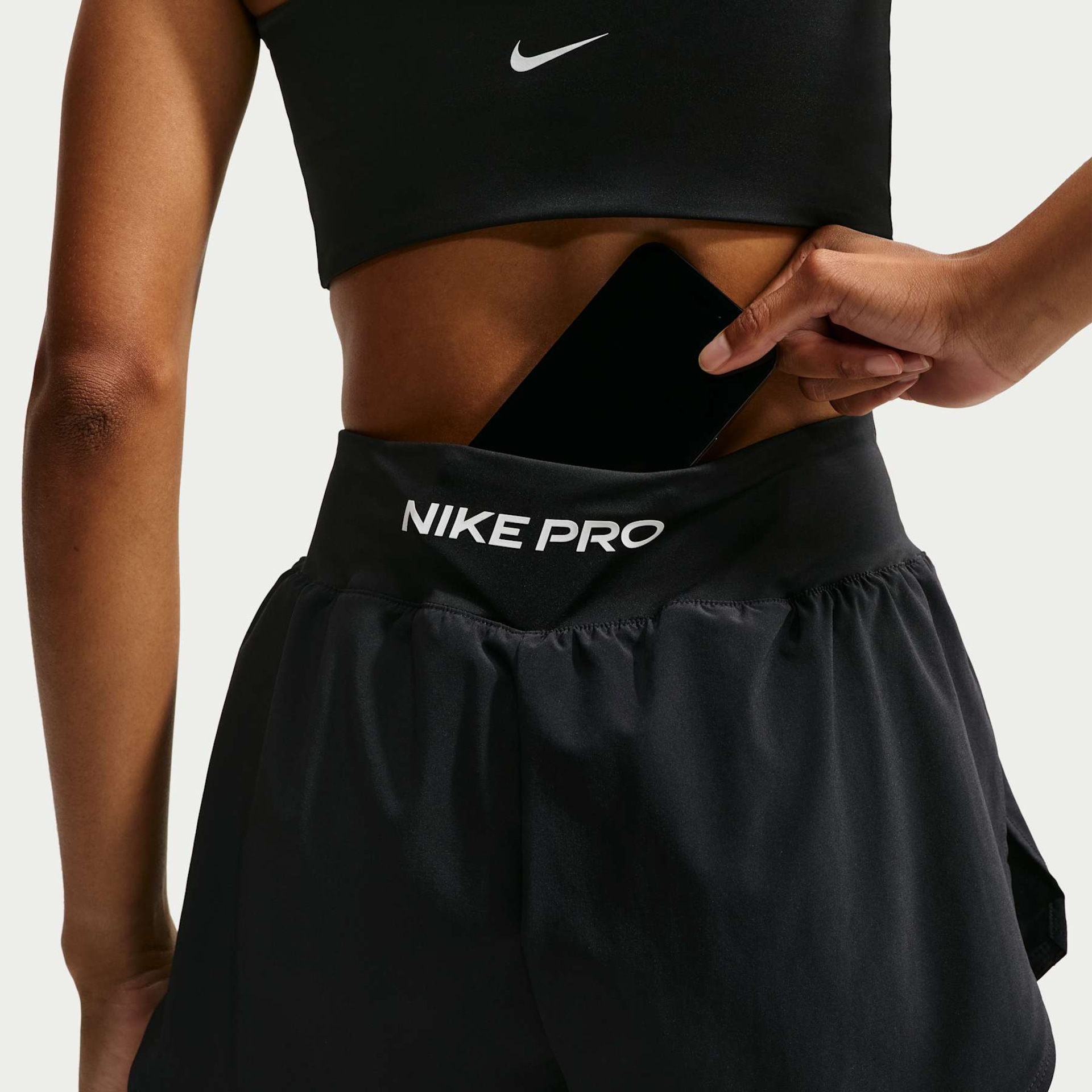 Shorts Dri-FIT Nike Pro Sculpt 2in1 3" Feminino - Foto 6