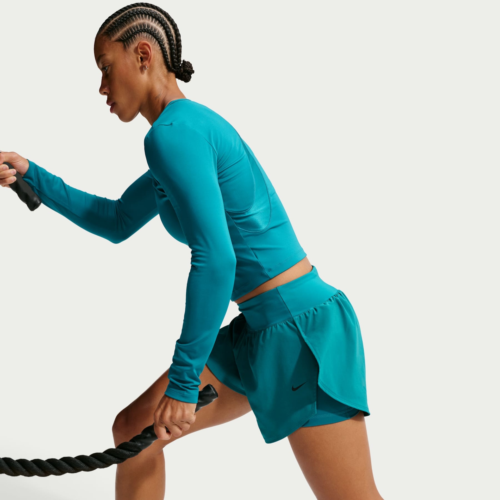 Shorts Dri-FIT Nike Pro Sculpt 2in1 3" Feminino - Foto 4