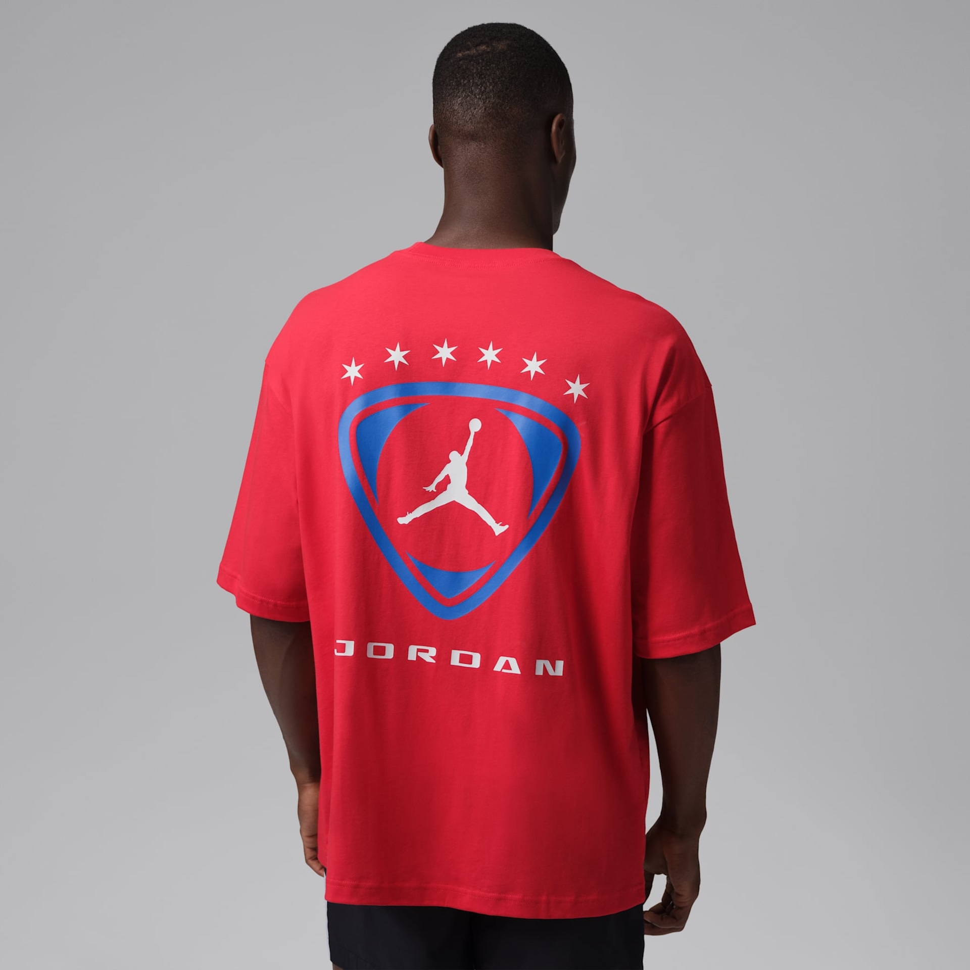 Camiseta Jordan Brooklyn Fleece Oversized Graphic Masculina - Foto 1