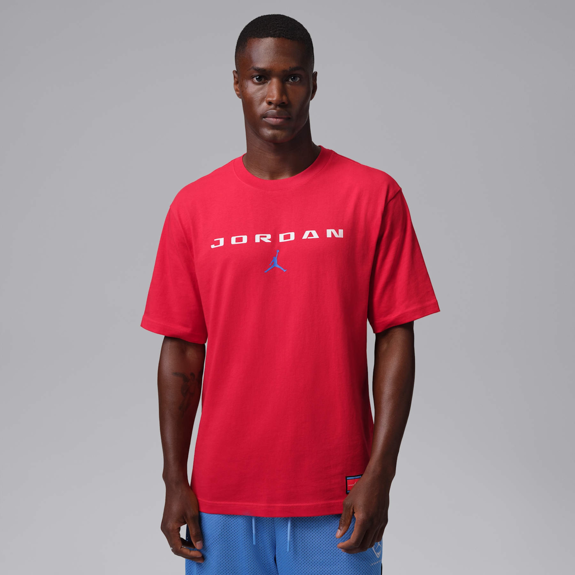 Camiseta Jordan Brooklyn Fleece Labor Graphic Masculina - Foto 1