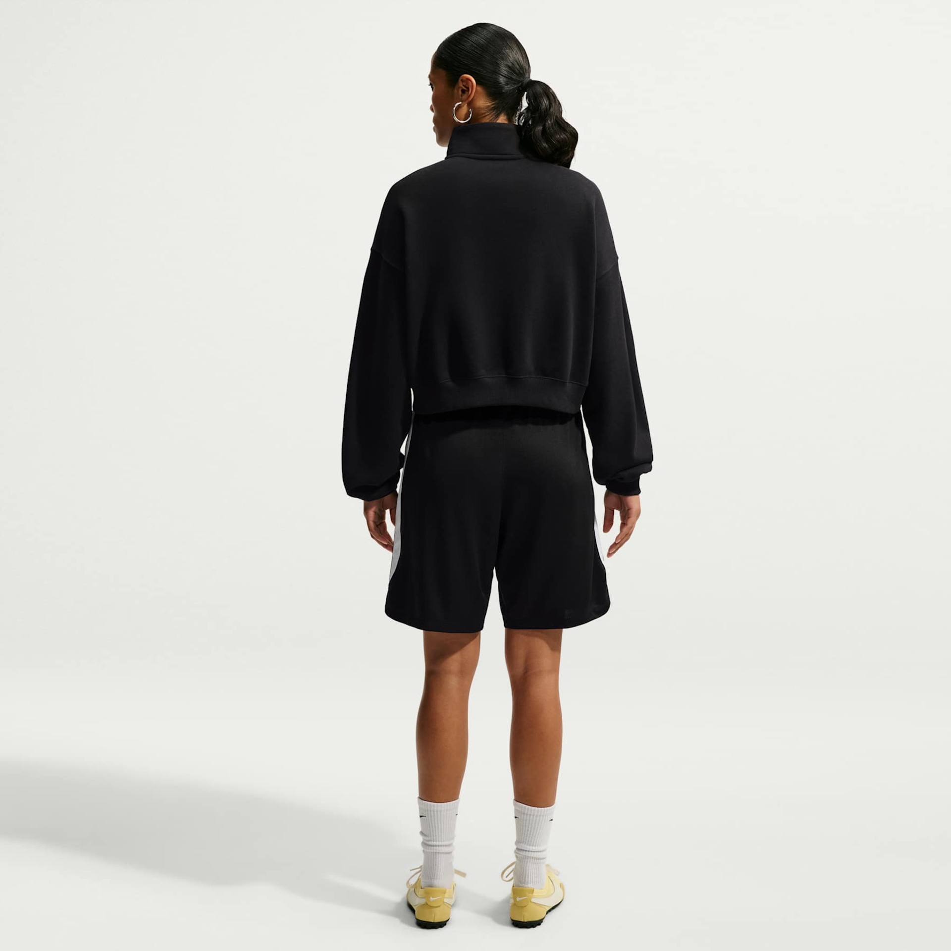 Blusão Cropped Nike Standard Fleece Oversized Feminino - Foto 5