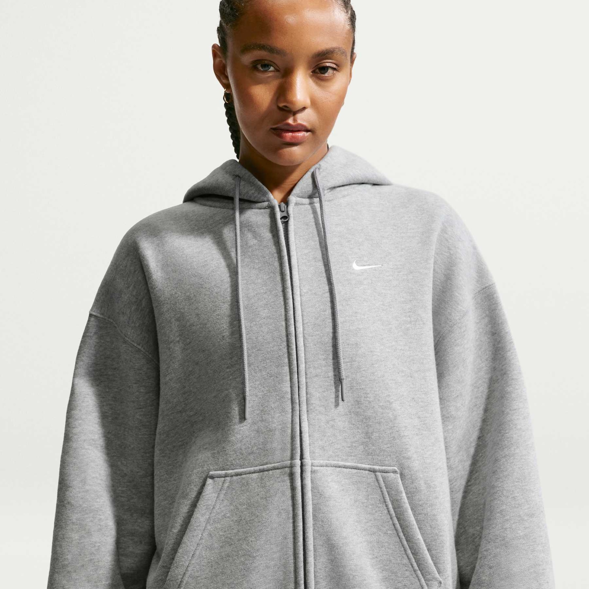 Imagem principal de Jaqueta Nike Studio Fleece Oversized Feminino