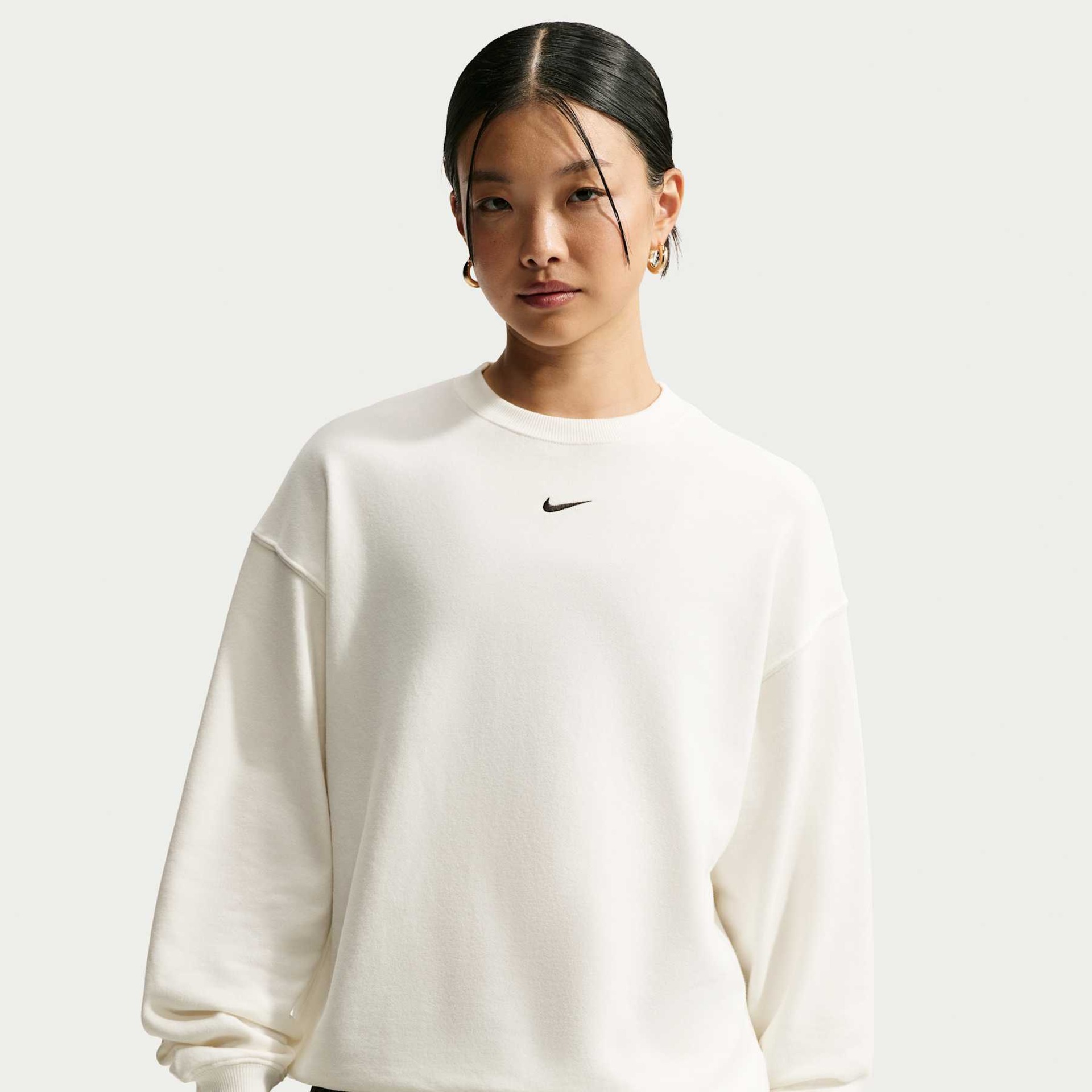Blusão Nike Studio Fleece Low Oversized Feminino - Foto 1